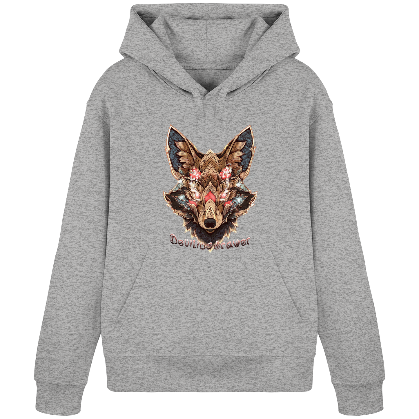 Deviliusdrawer Cristal Kitsune - Organic Basic Hoodie