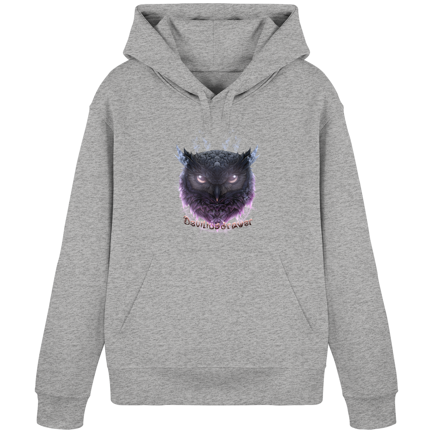 Deviliusdrawer Darkness Owl - Organic Basic Hoodie