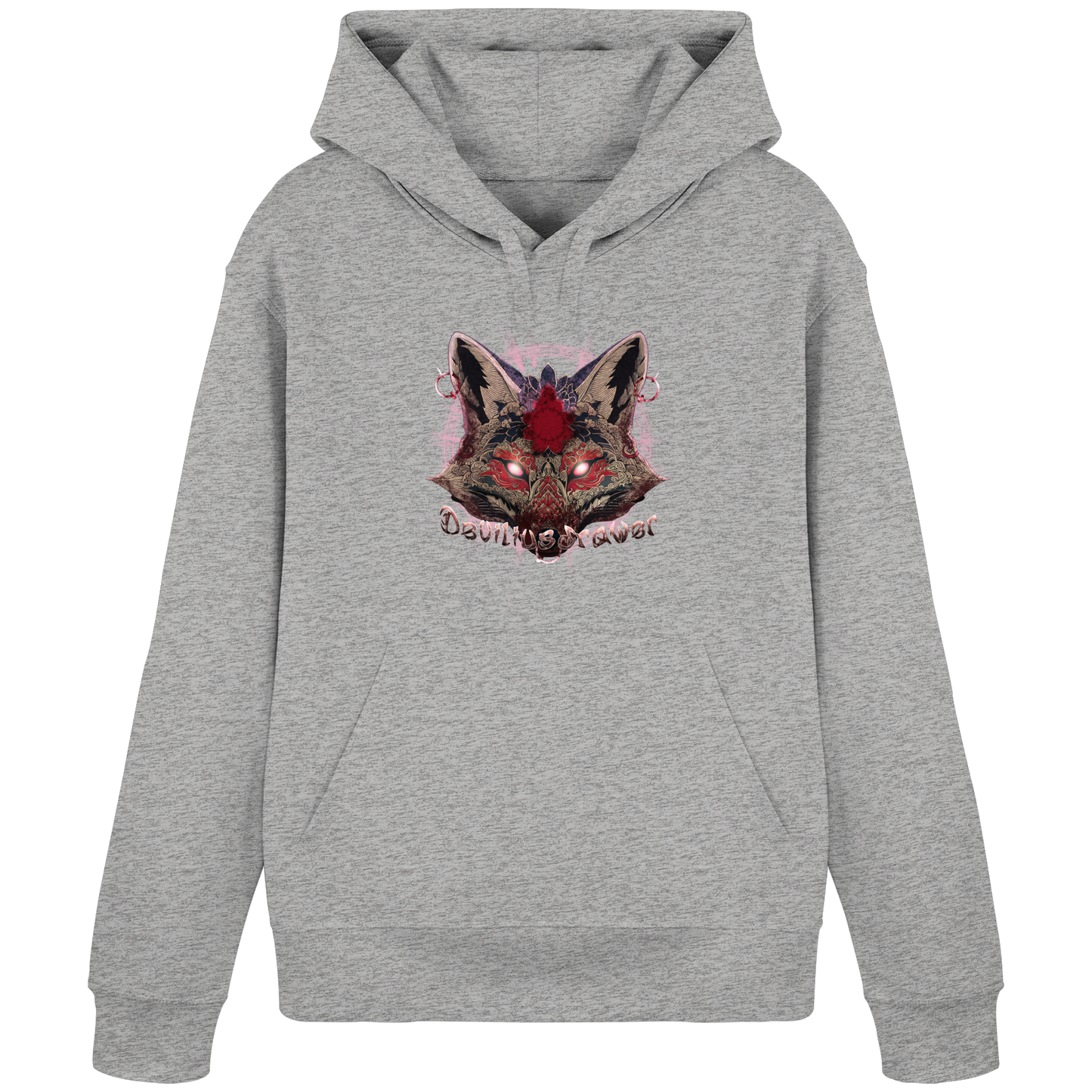 Deviliusdrawer Demon Kitsune - Organic Basic Hoodie