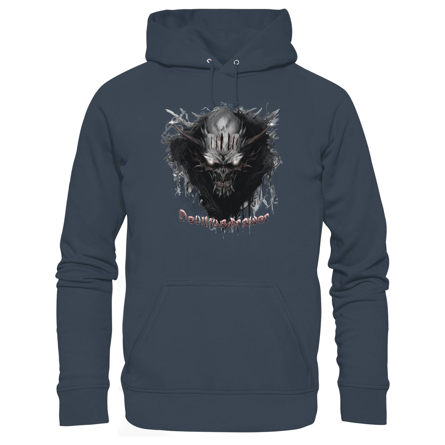 Deviliusdrawer Dark Smoke Demon - Organic Basic Hoodie