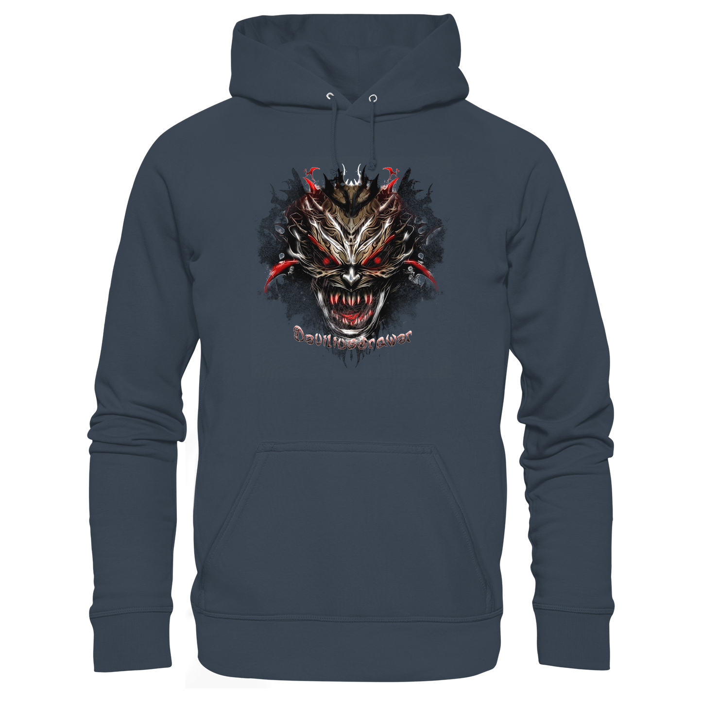 Deviliusdrawer Dark Redeyed Devil - Organic Basic Hoodie