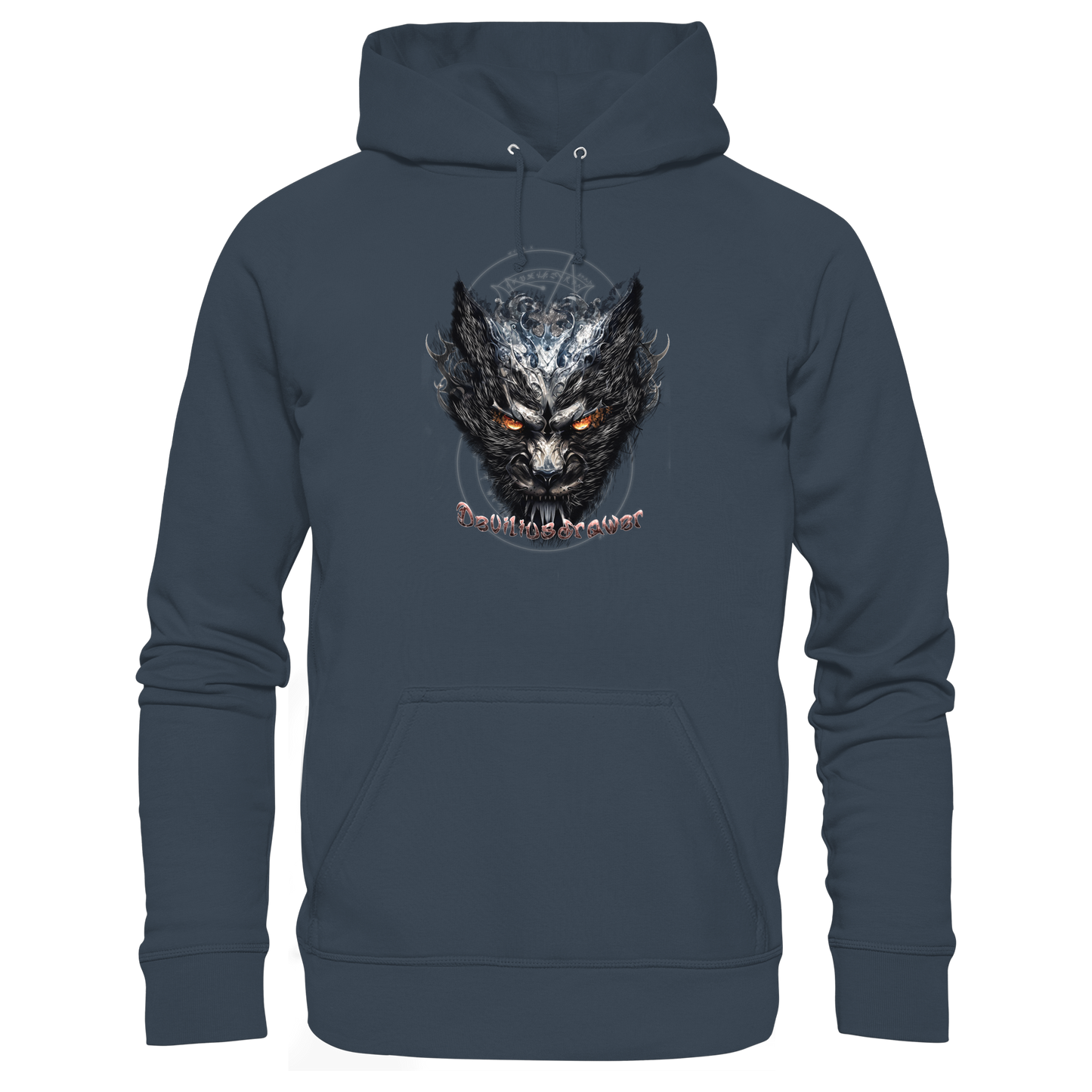 Deviliusdrawer Iron Cat - Organic Basic Hoodie