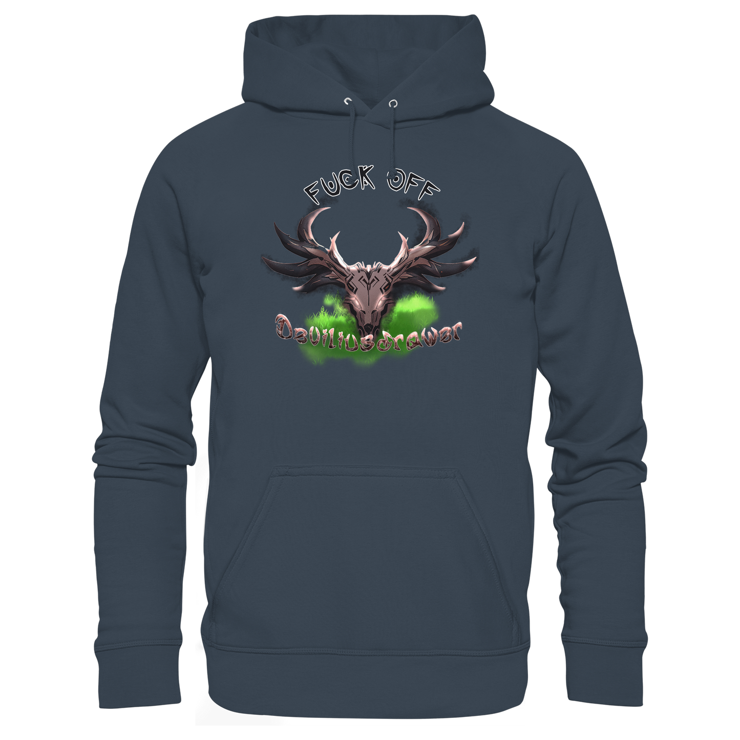 Deviliusdrawer Bad Deer - Organic Basic Hoodie