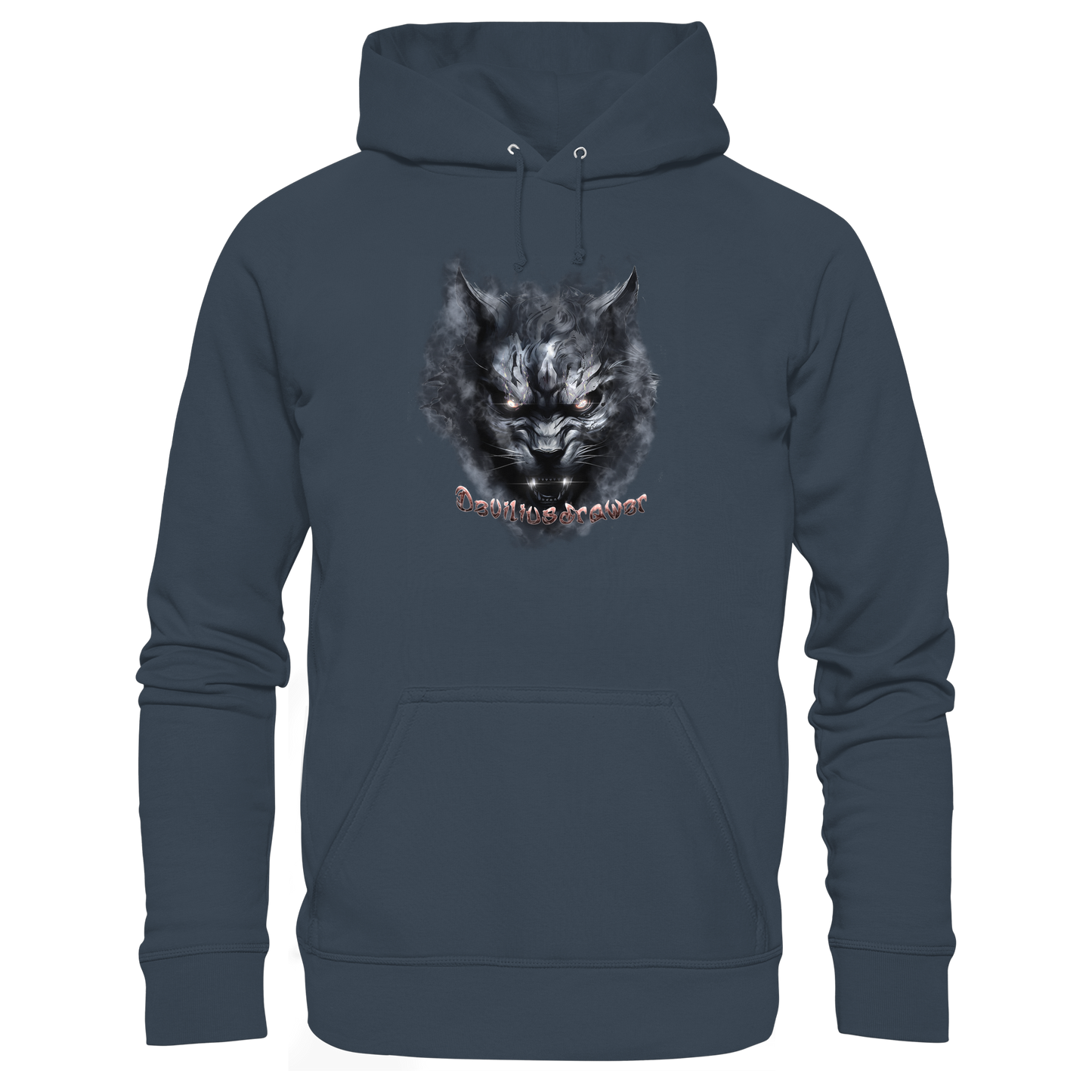 Deviliusdrawer Dark Beast Tiger  - Organic Basic Hoodie