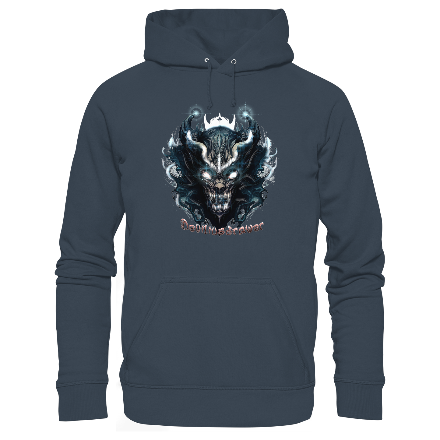Deviliusdrawer Demonic Star - Organic Basic Hoodie