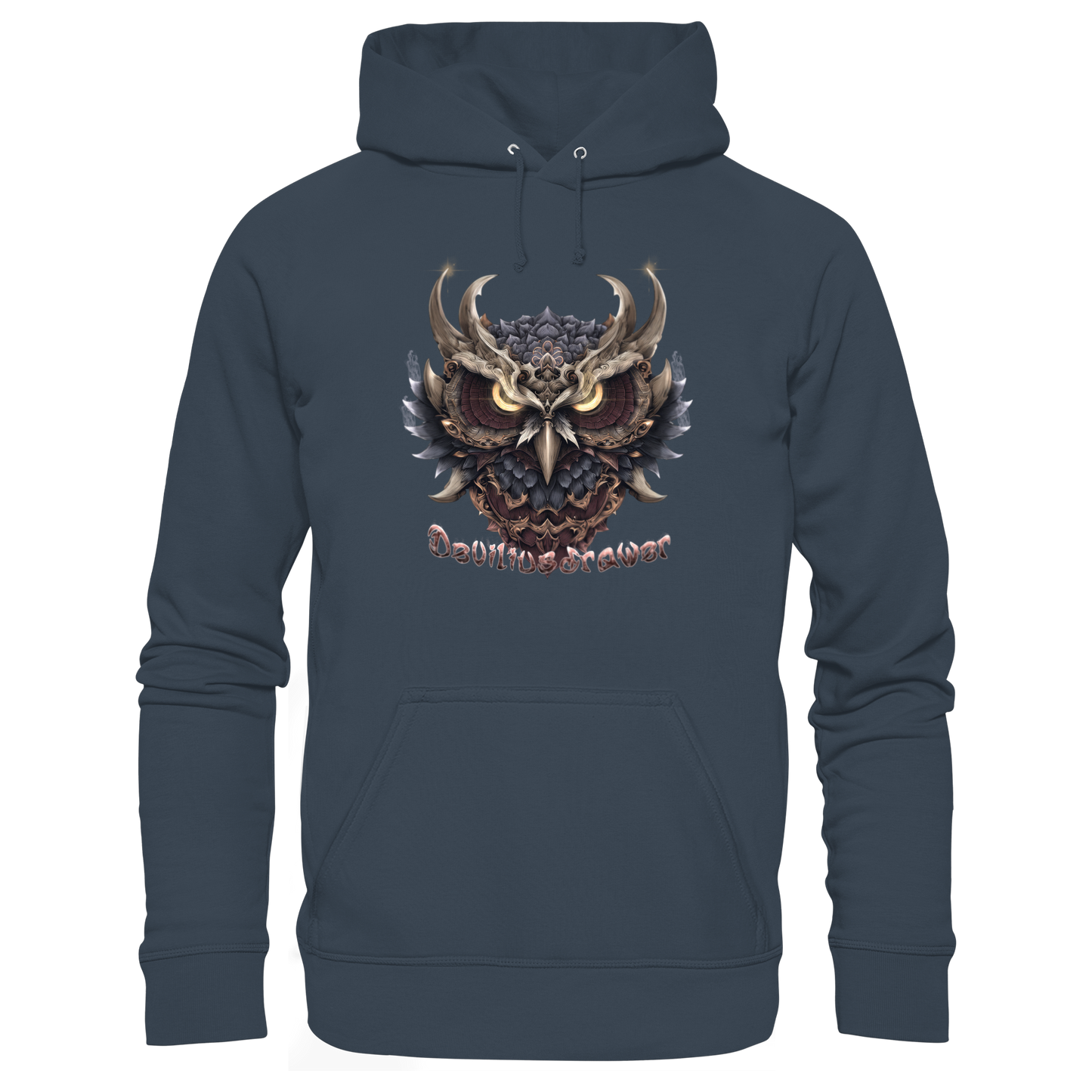 Deviliusdrawer Golden Owl - Organic Basic Hoodie