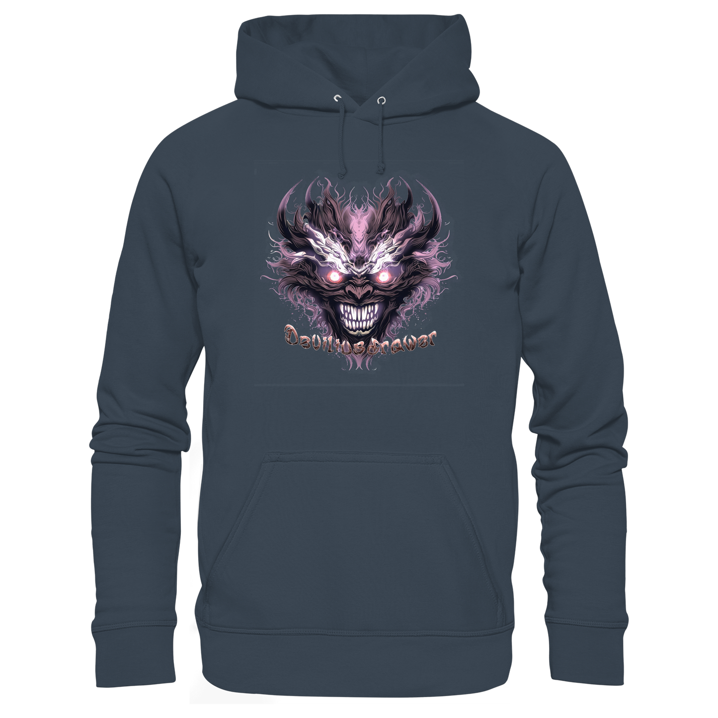 Deviliusdrawer Crazy Mask - Organic Basic Hoodie