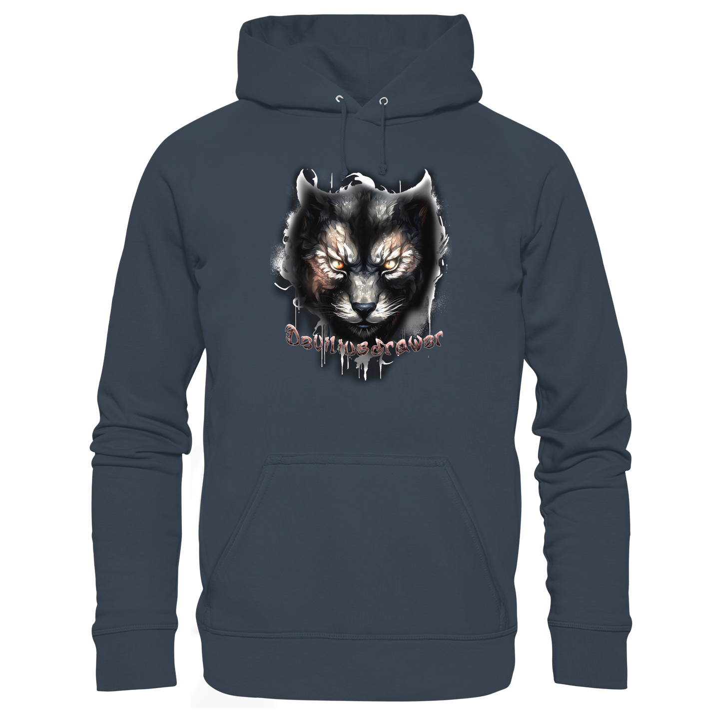 Deviliusdrawer Vampire Cat - Organic Basic Hoodie