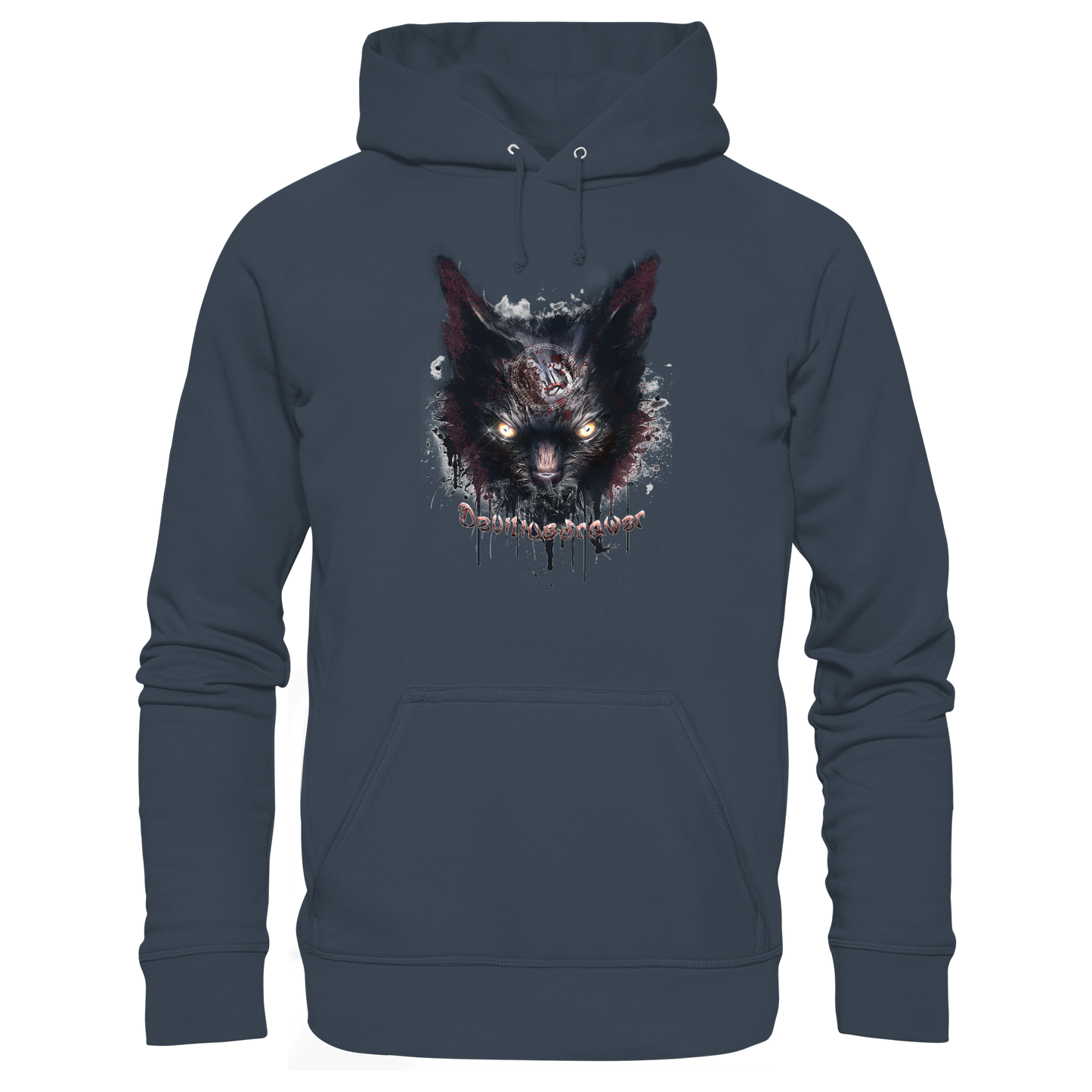 Deviliusdrawer Zombie Cat - Organic Basic Hoodie