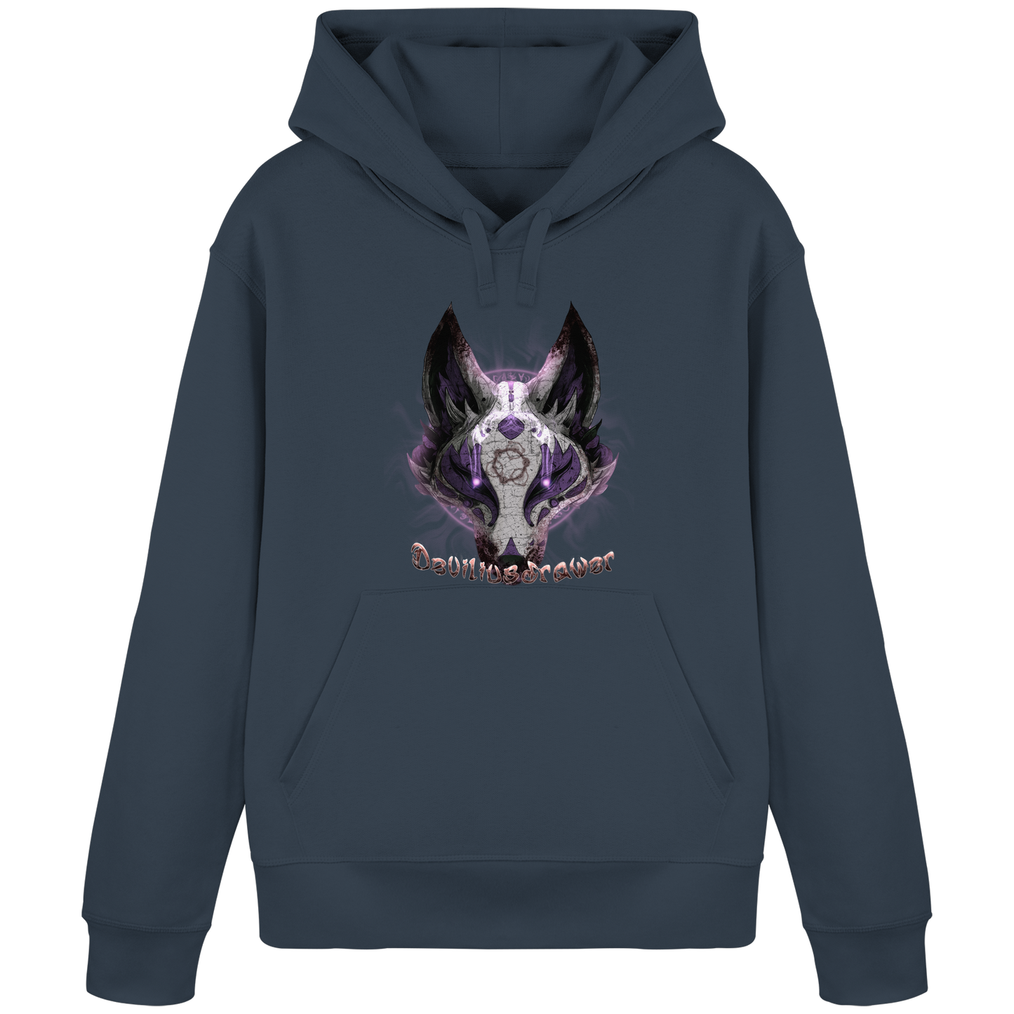 Deviliusdrawer Dark Kitsune - Organic Basic Hoodie