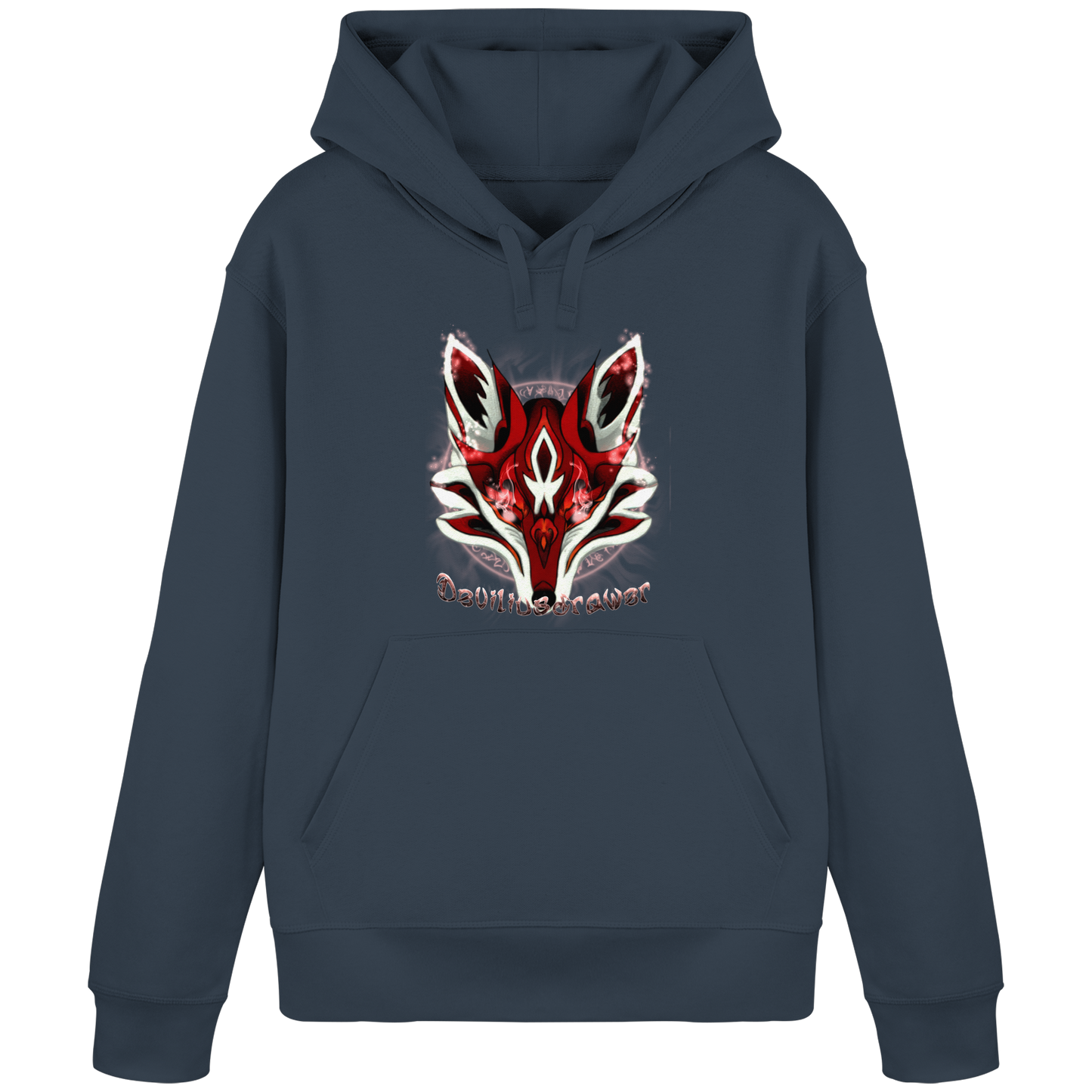 Deviliusdrawer Red Eyed Fox - Organic Basic Hoodie