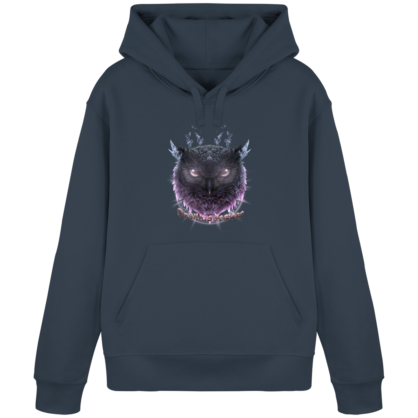Deviliusdrawer Darkness Owl - Organic Basic Hoodie