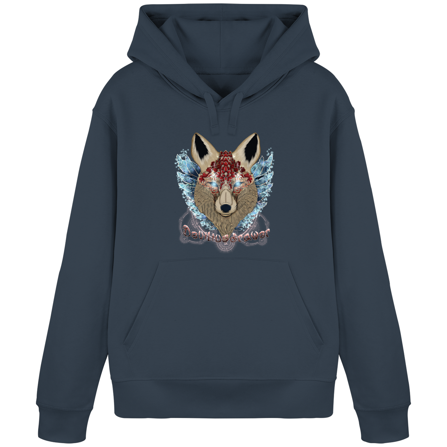 Deviliusdrawer Diamond Kitsune - Organic Basic Hoodie