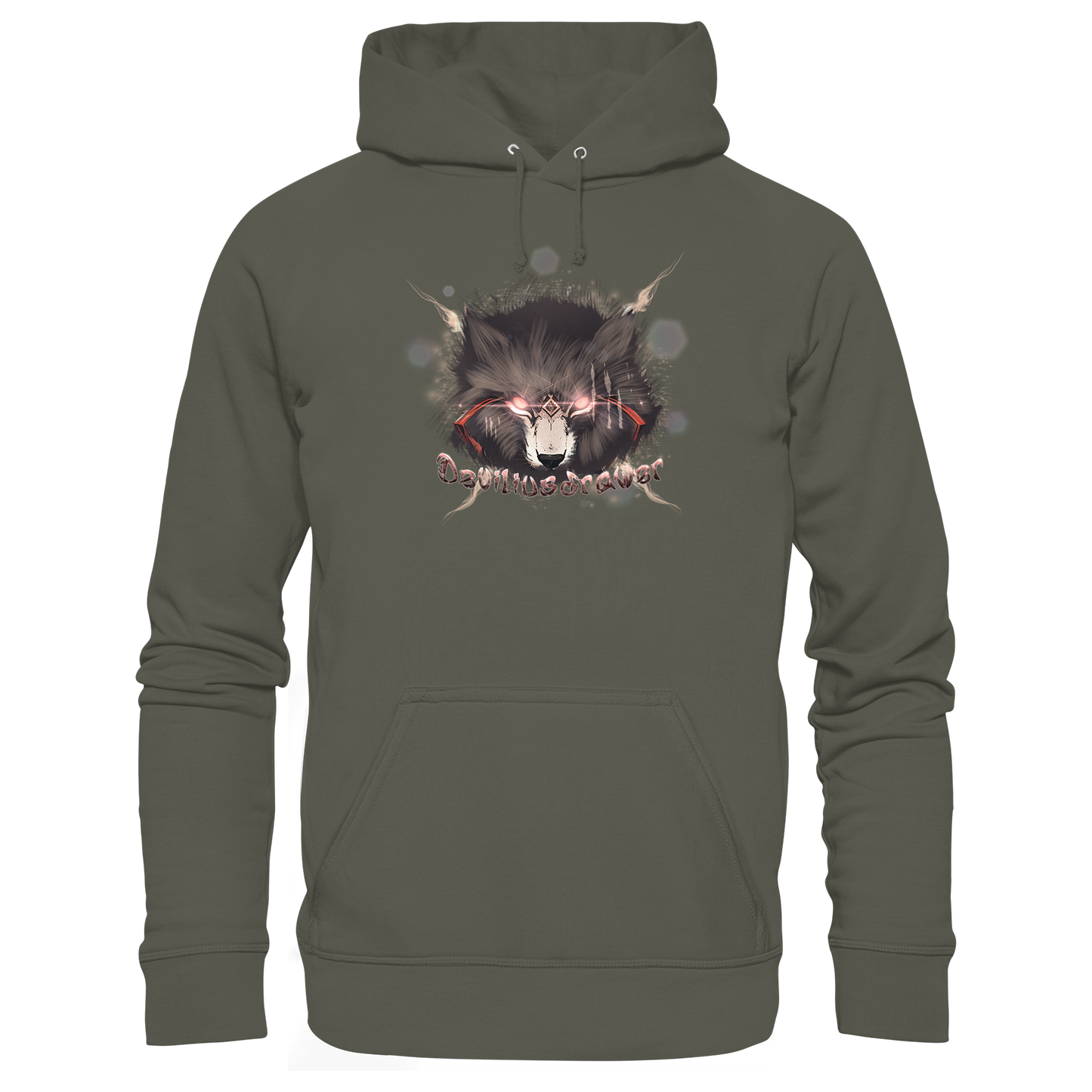 Deviliusdrawer Sparking Wolf - Organic Basic Hoodie
