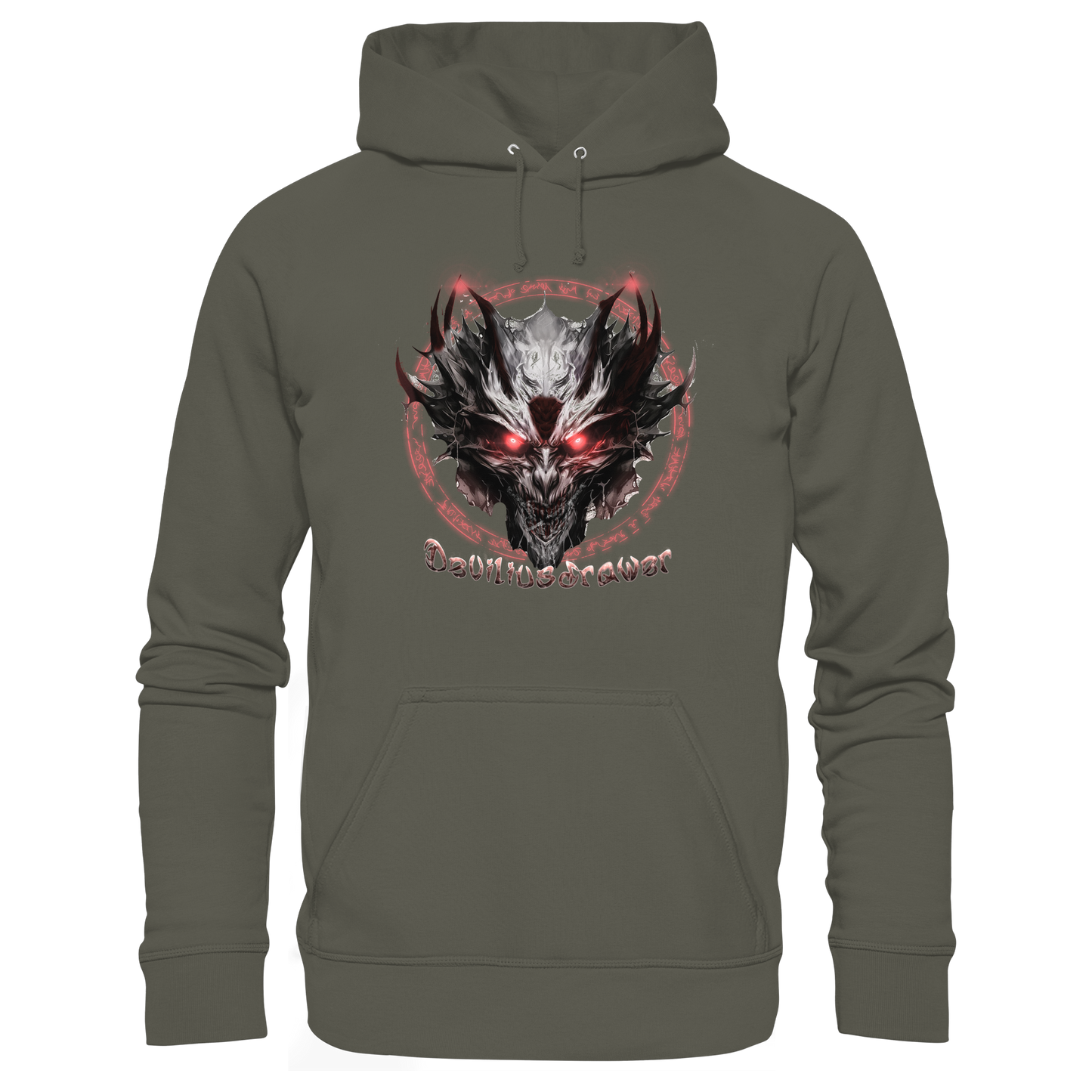 Deviliusdrawer Magic Glow Devil - Organic Basic Hoodie