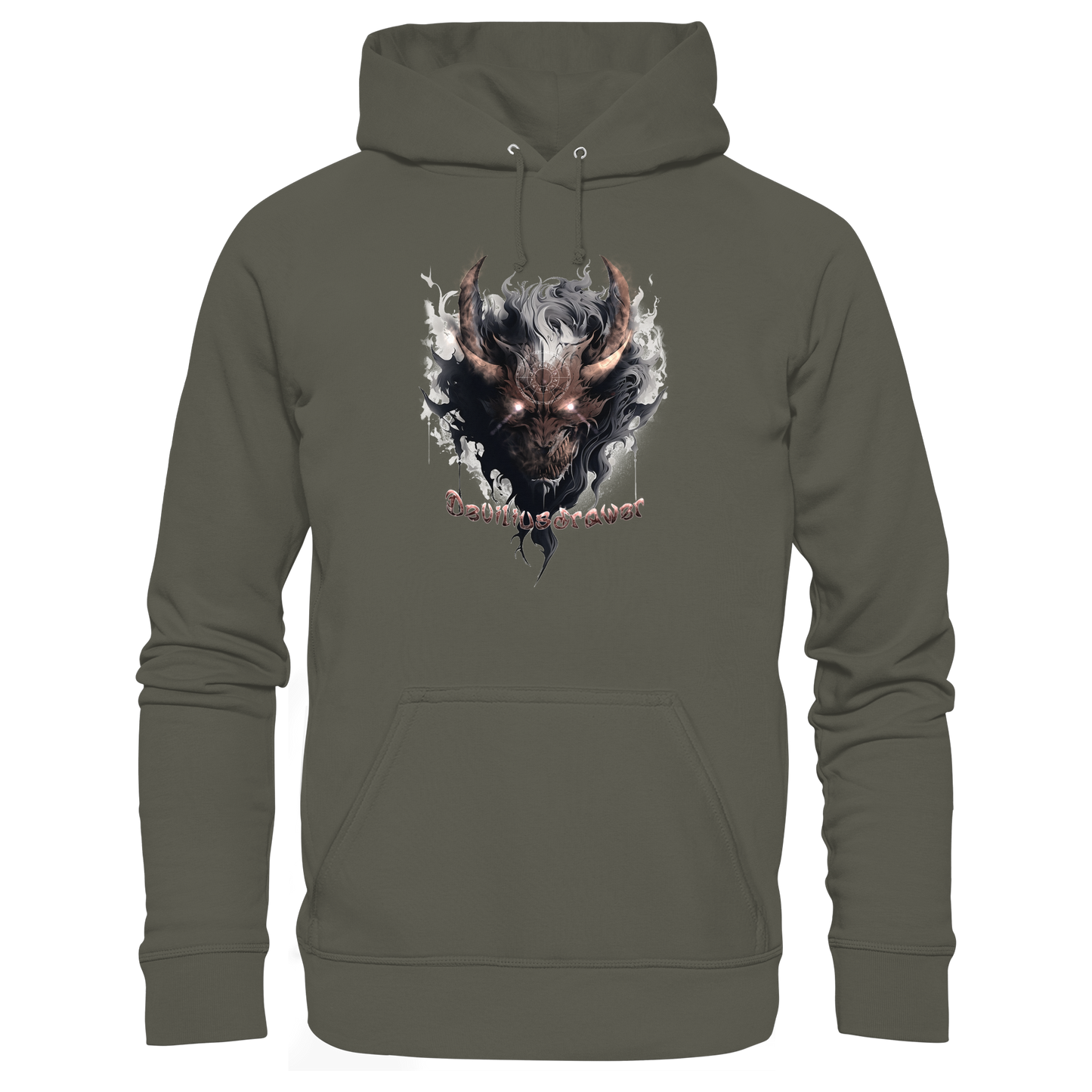 Deviliusdrawer Magic Redeyed Demon - Organic Basic Hoodie