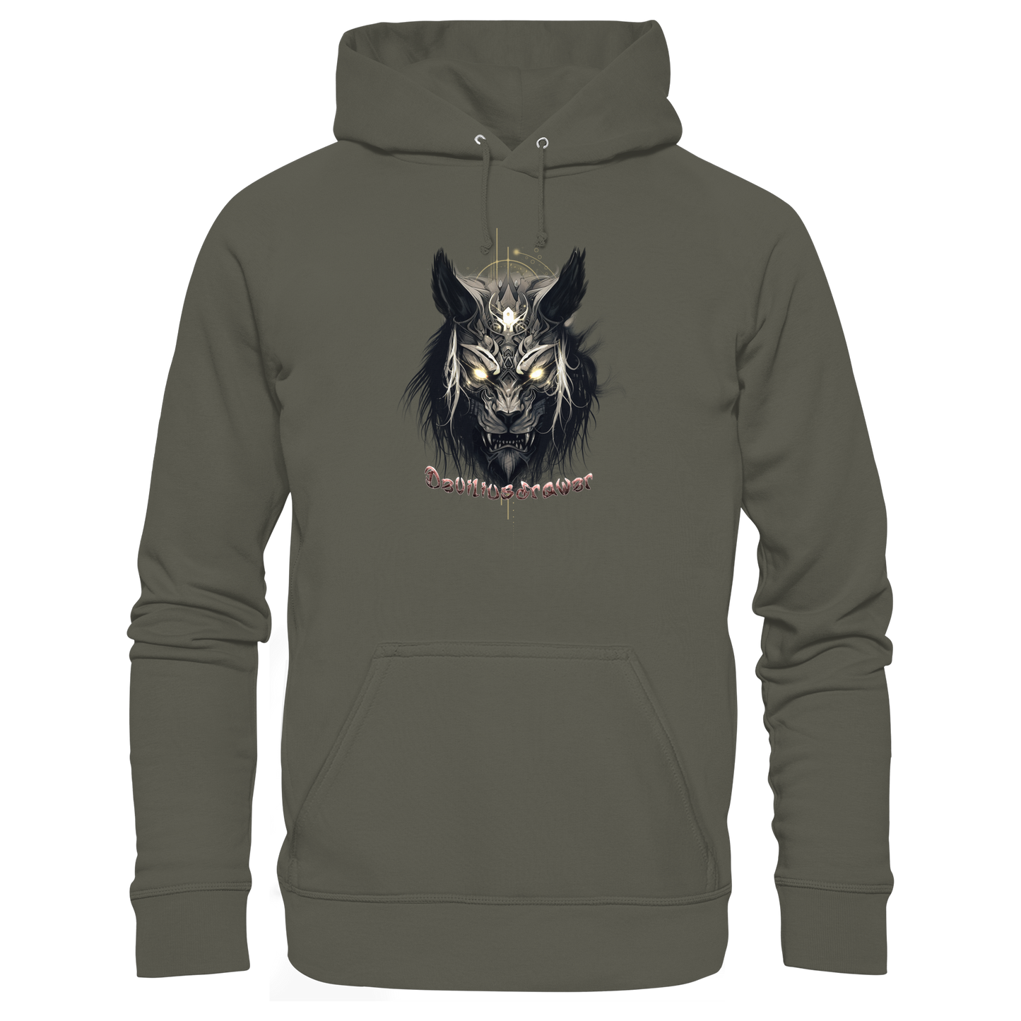Deviliusdrawer Wolftiger - Organic Basic Hoodie