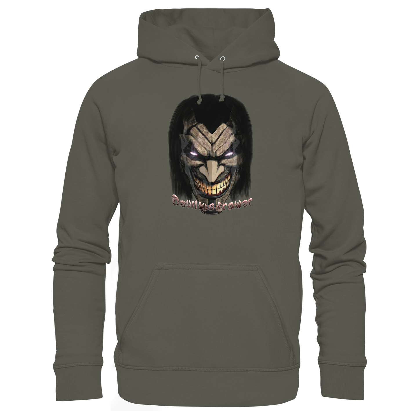 Deviliusdrawer Smiling Devil - Organic Basic Hoodie