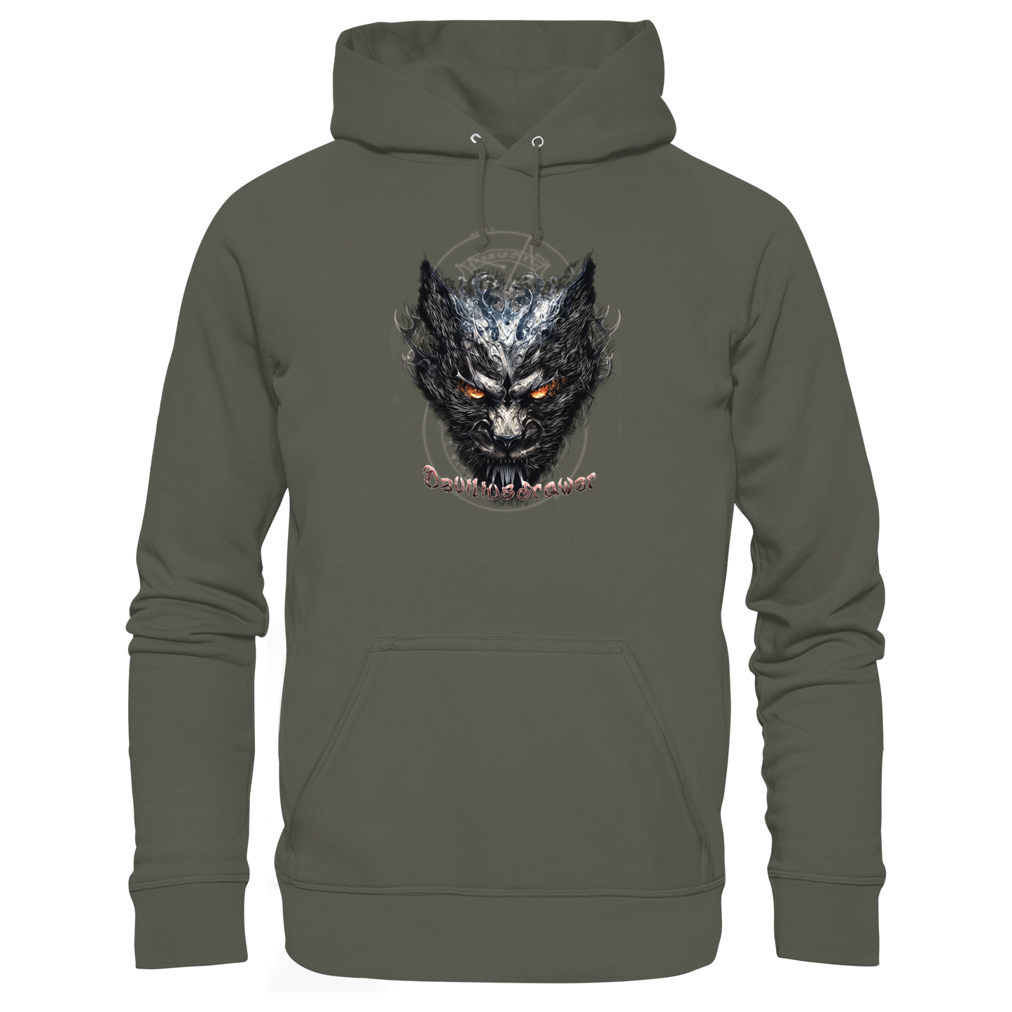 Deviliusdrawer Iron Cat - Organic Basic Hoodie