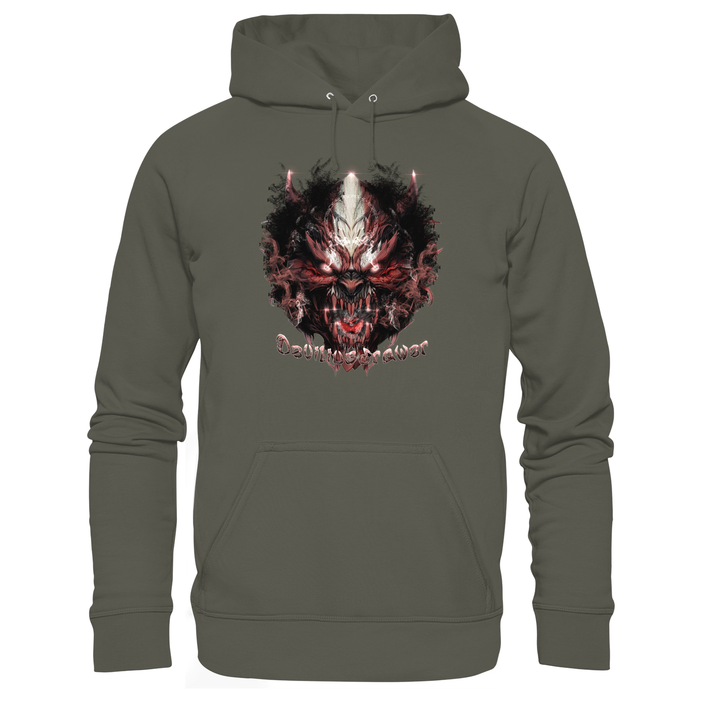 Deviliusdrawer Bloody Demon Vampire - Organic Basic Hoodie
