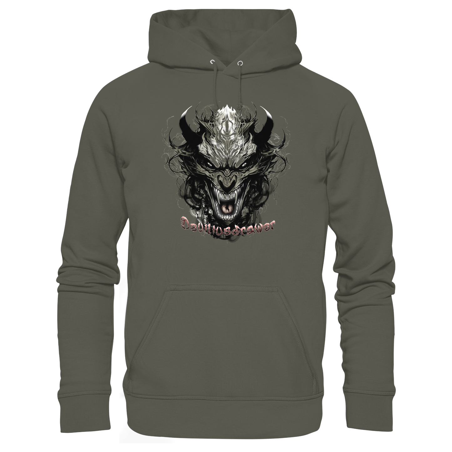 Deviliusdrawer Devil Vampire - Organic Basic Hoodie