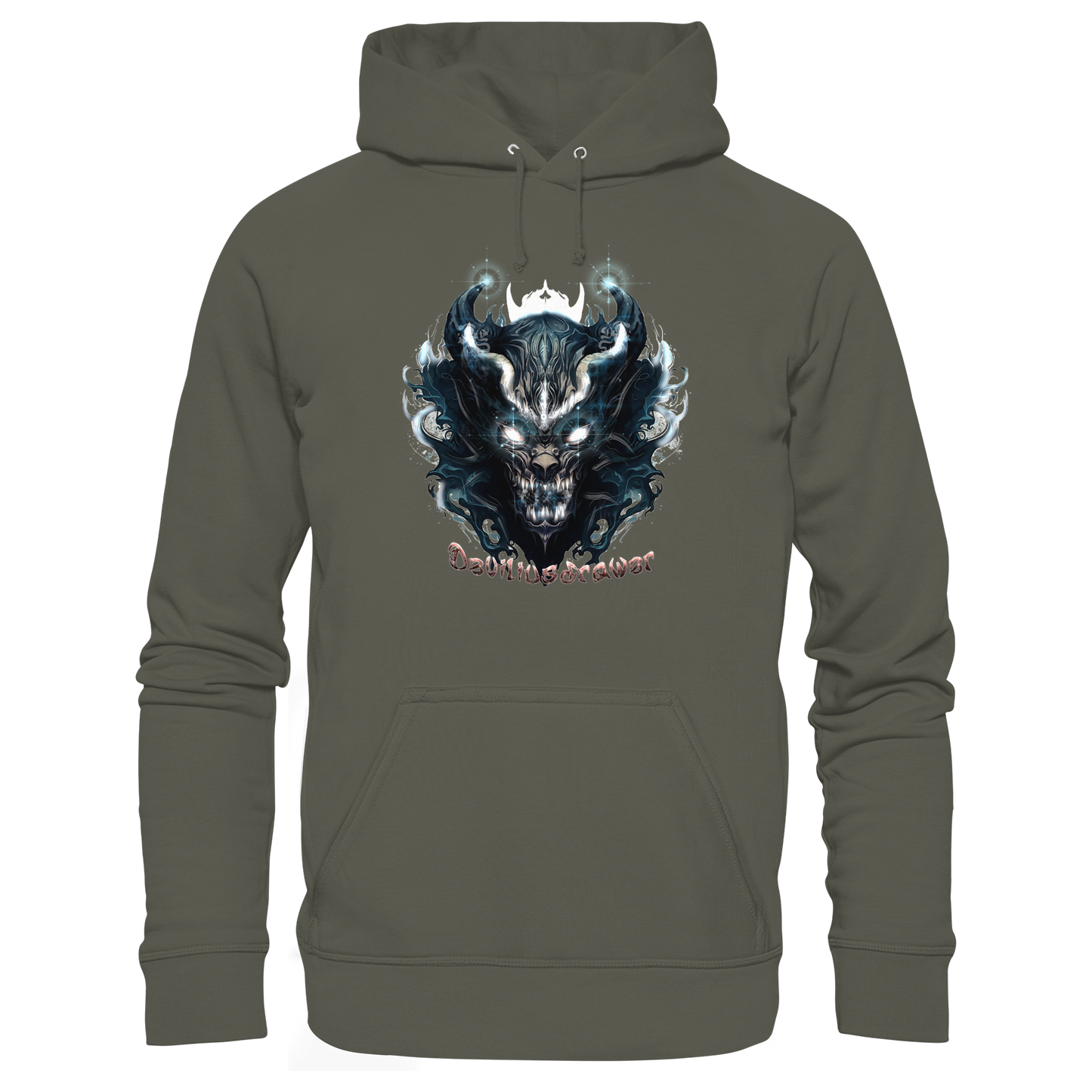 Deviliusdrawer Demonic Star - Organic Basic Hoodie