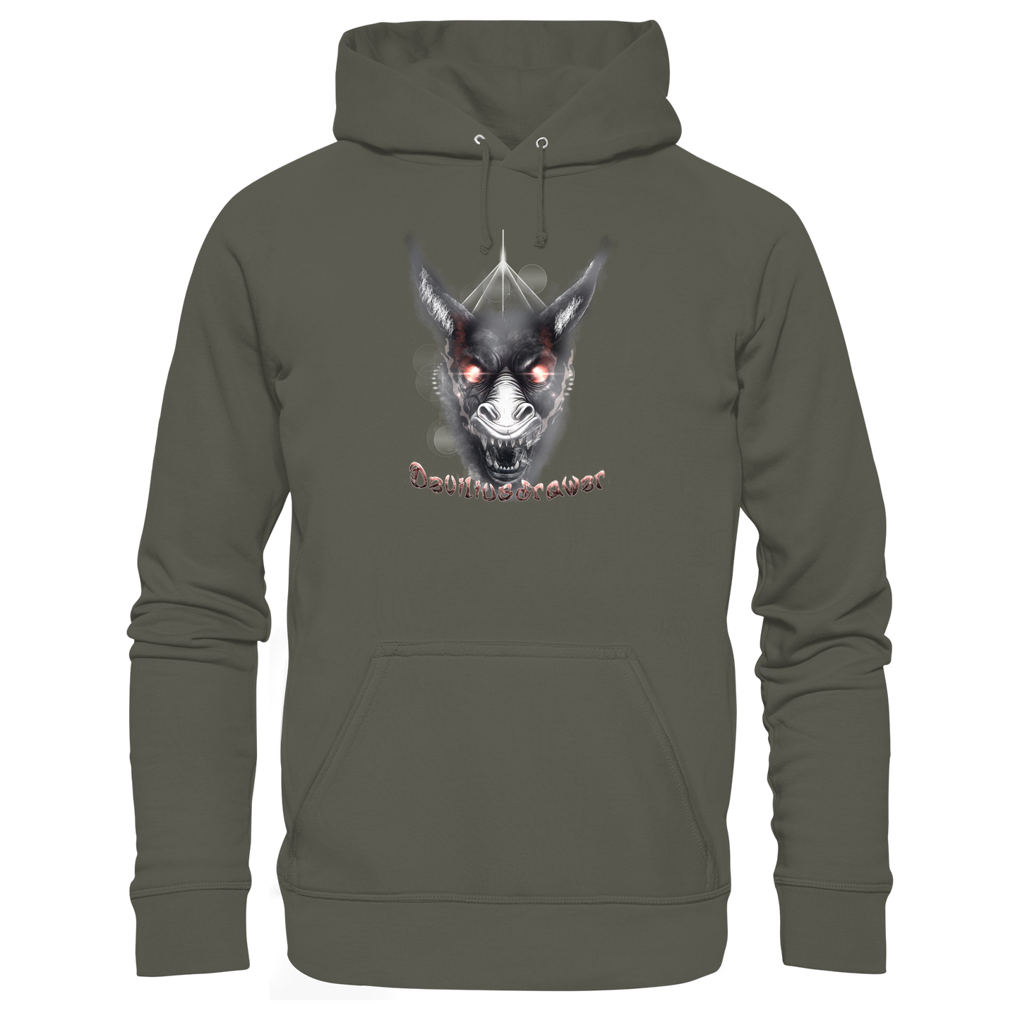 Deviliusdrawer Evil Donkey - Organic Basic Hoodie