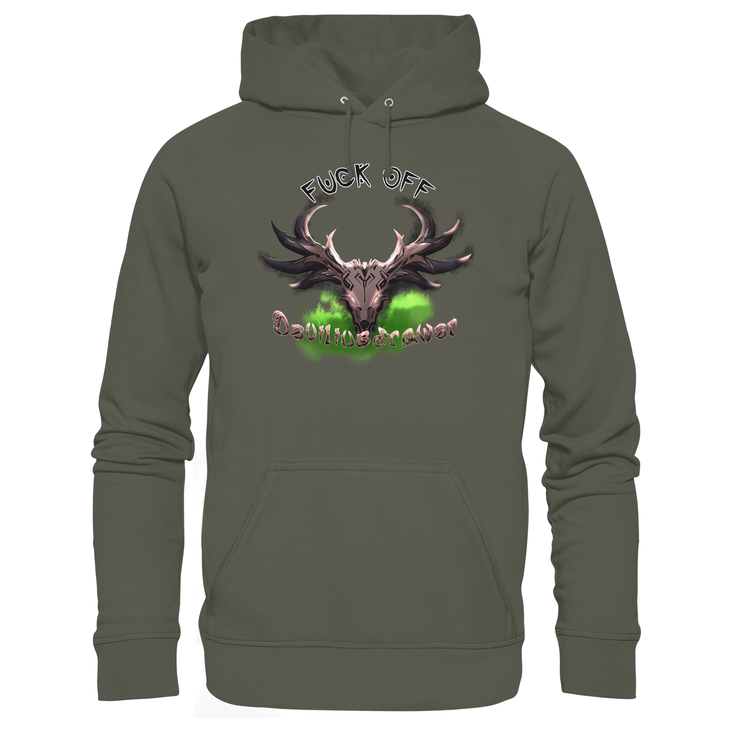 Deviliusdrawer Bad Deer - Organic Basic Hoodie