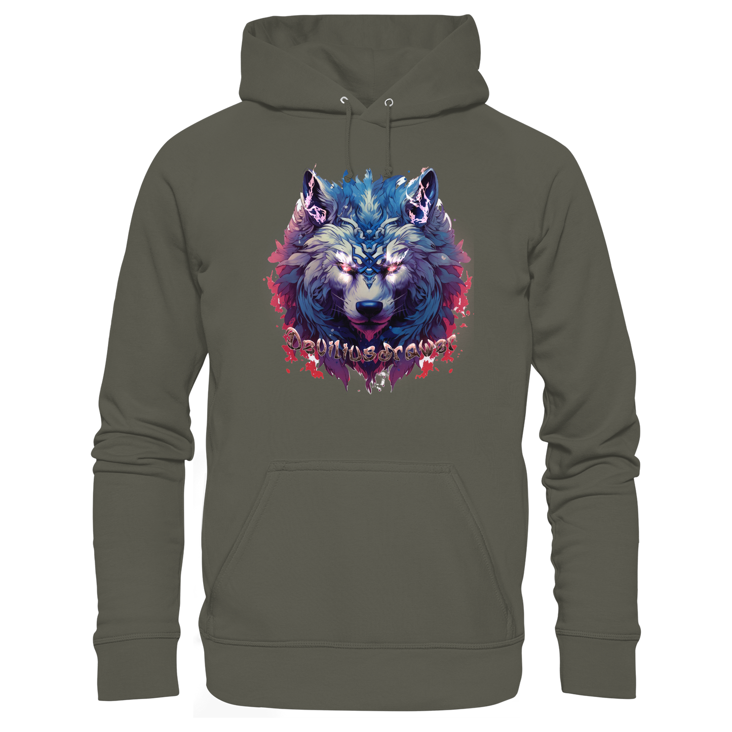 Deviliusdrawer Magic Wolf - Organic Basic Hoodie