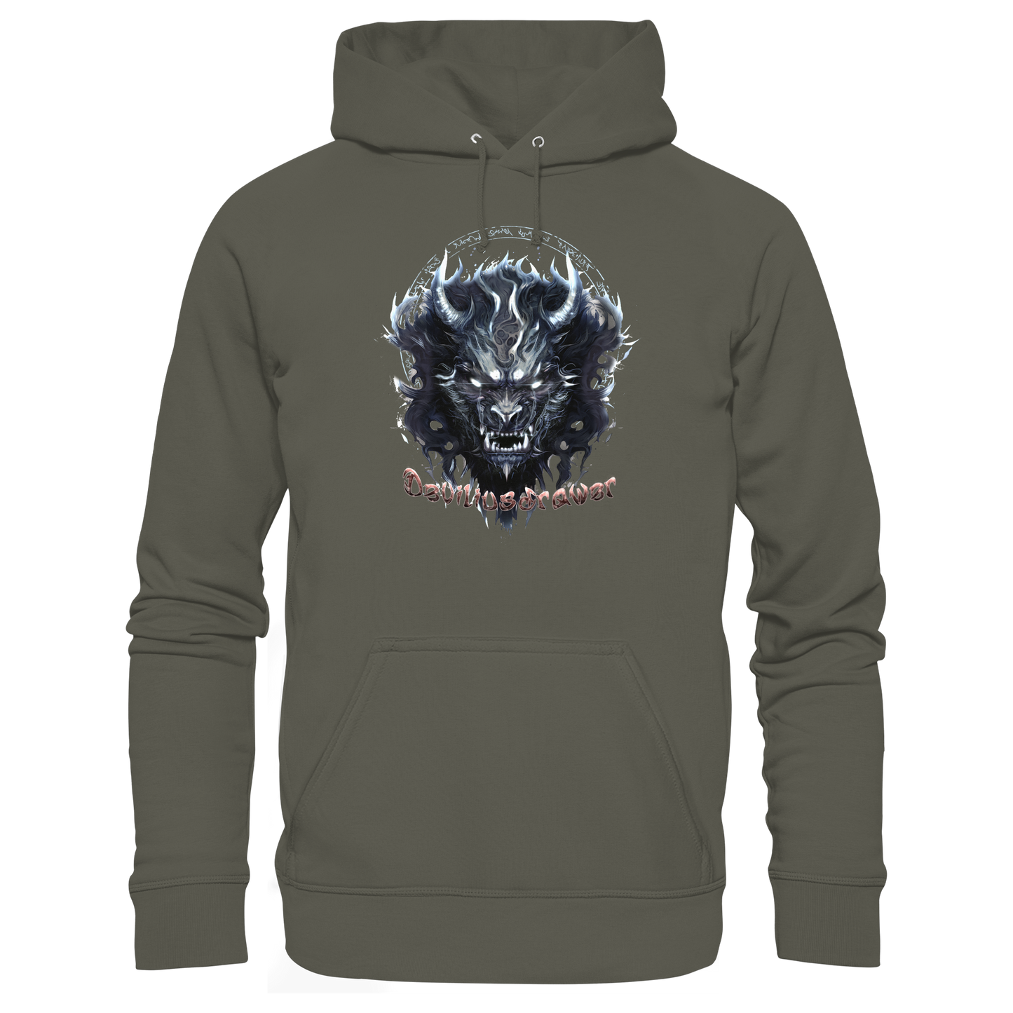 Deviliusdrawer Dark Wolf Mask - Organic Basic Hoodie