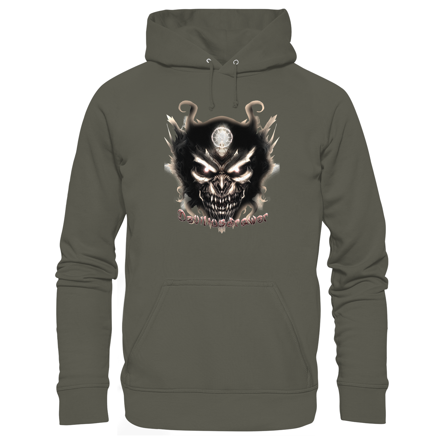 Deviliusdrawer Dark Devil - Organic Basic Hoodie