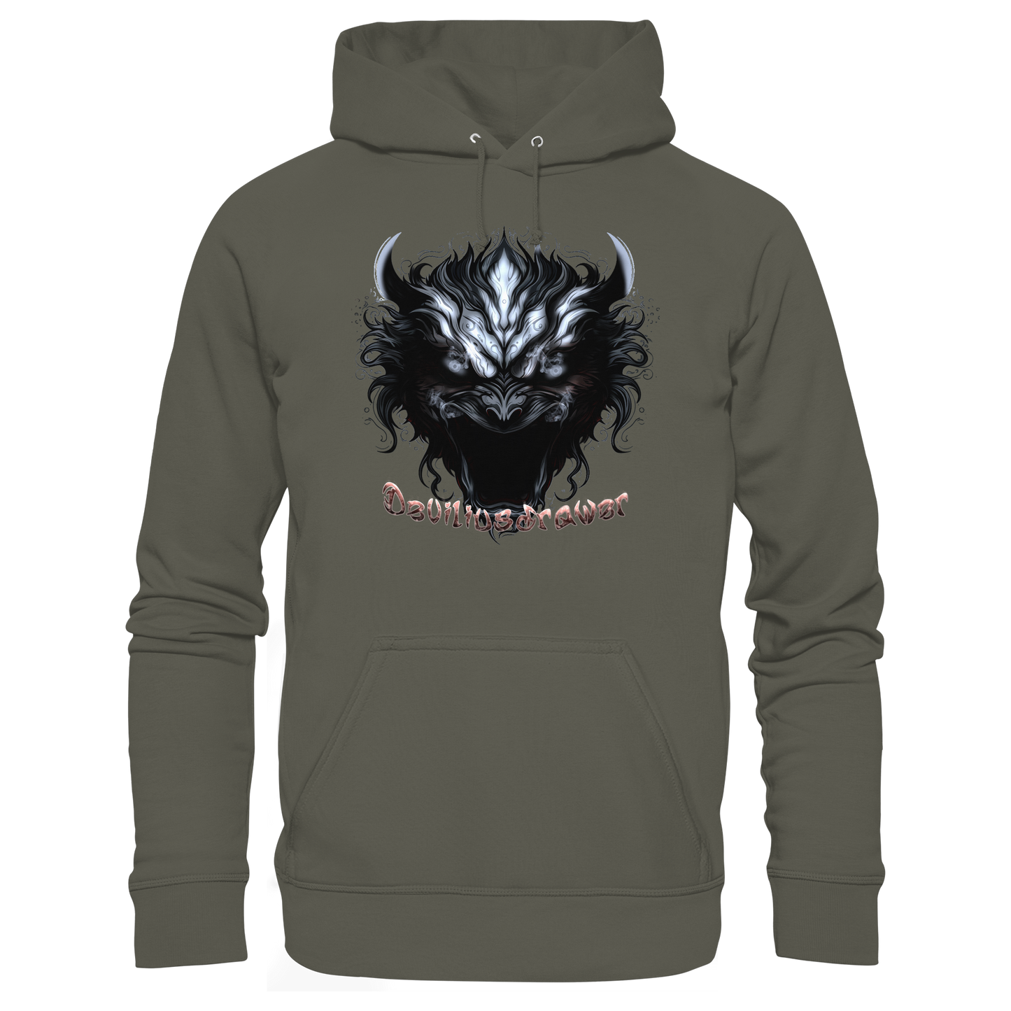 Deviliusdrawer Zombie Demon - Organic Basic Hoodie
