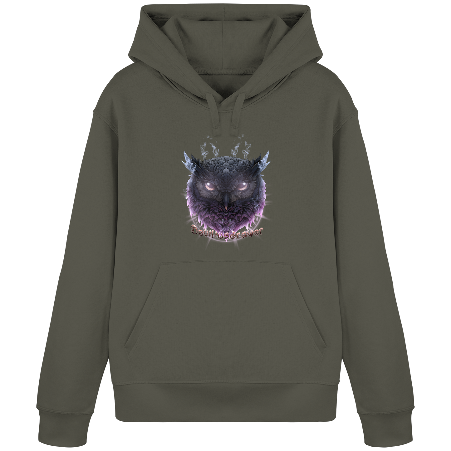 Deviliusdrawer Darkness Owl - Organic Basic Hoodie
