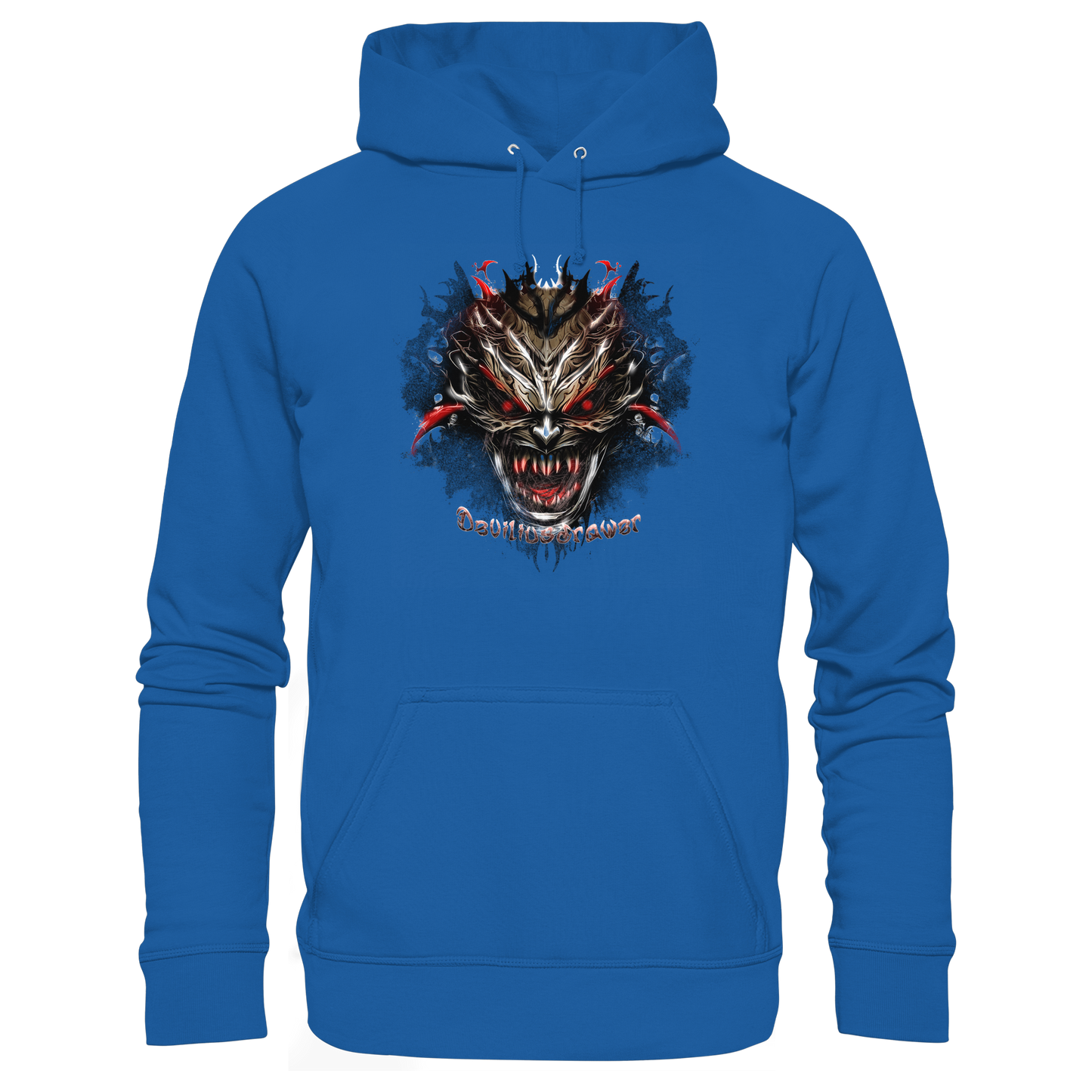 Deviliusdrawer Dark Redeyed Devil - Organic Basic Hoodie
