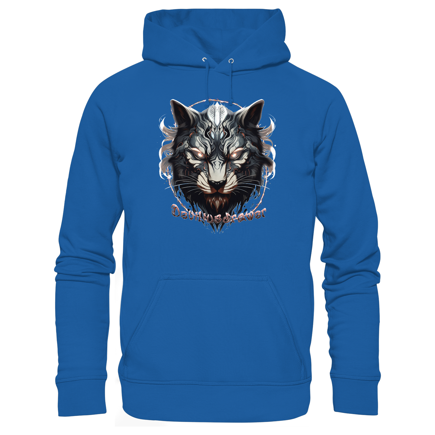 Deviliusdrawer Wolfcat - Organic Basic Hoodie