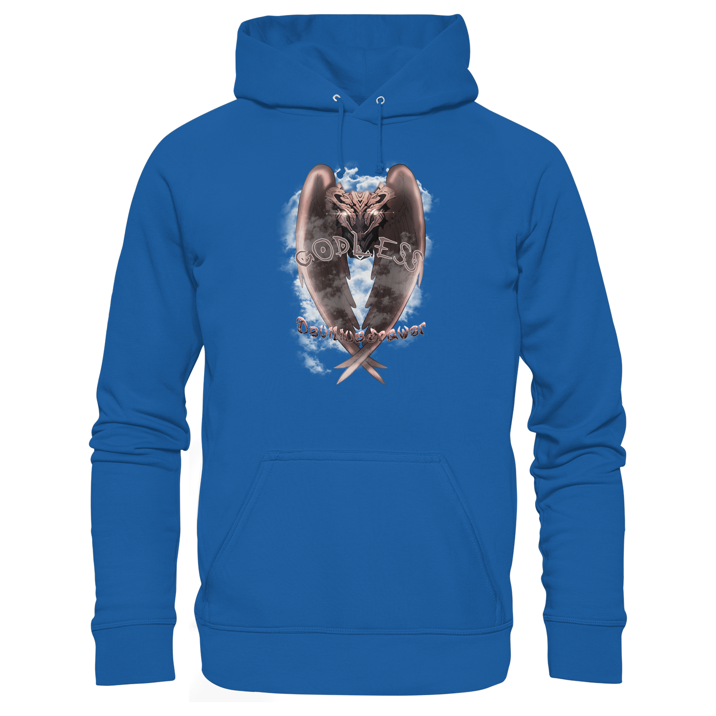 Deviliusdrawer Godless Owl - Organic Basic Hoodie