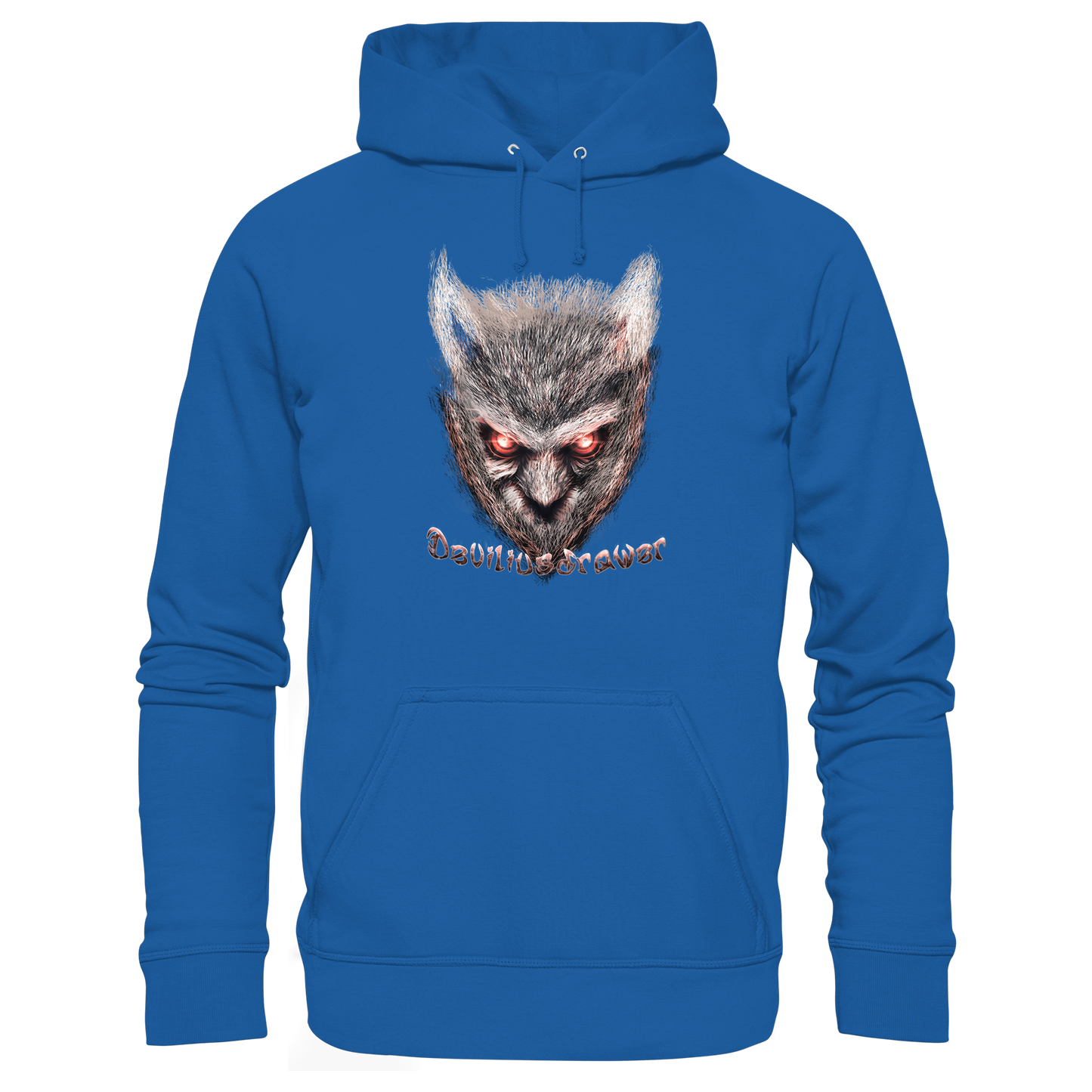 Deviliusdrawer Red Eyed Owl - Organic Basic Hoodie