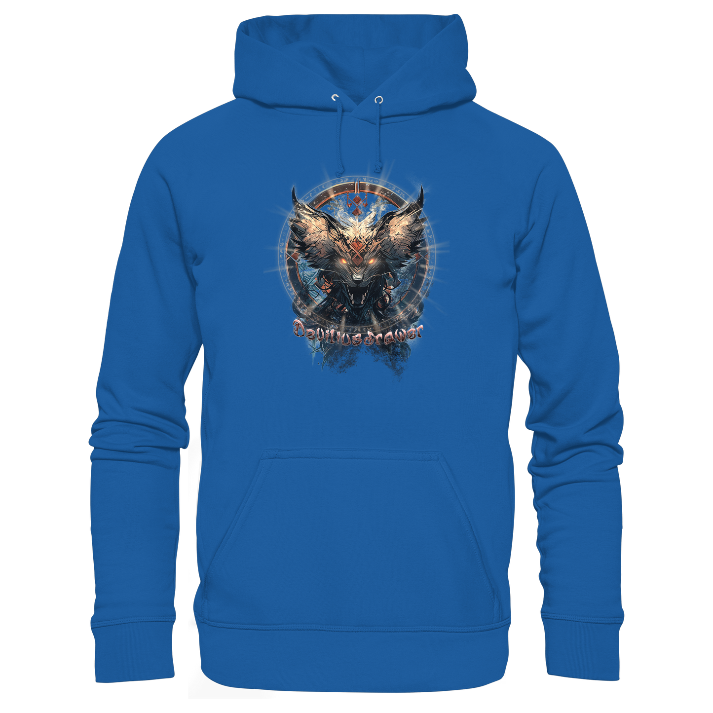 Deviliusdrawer Dark Magic Wolf - Organic Basic Hoodie