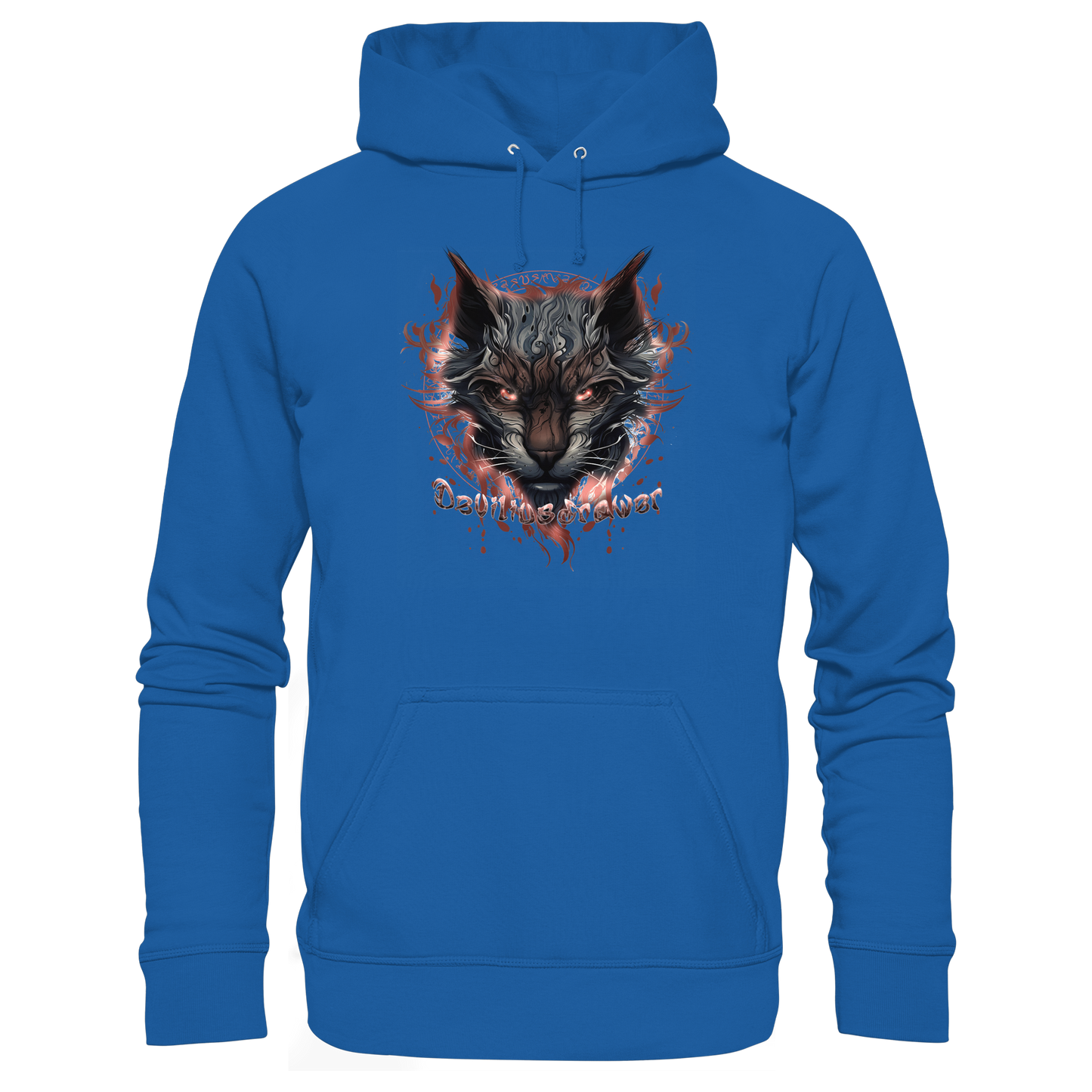 Deviliusdrawer Devil Cat - Organic Basic Hoodie