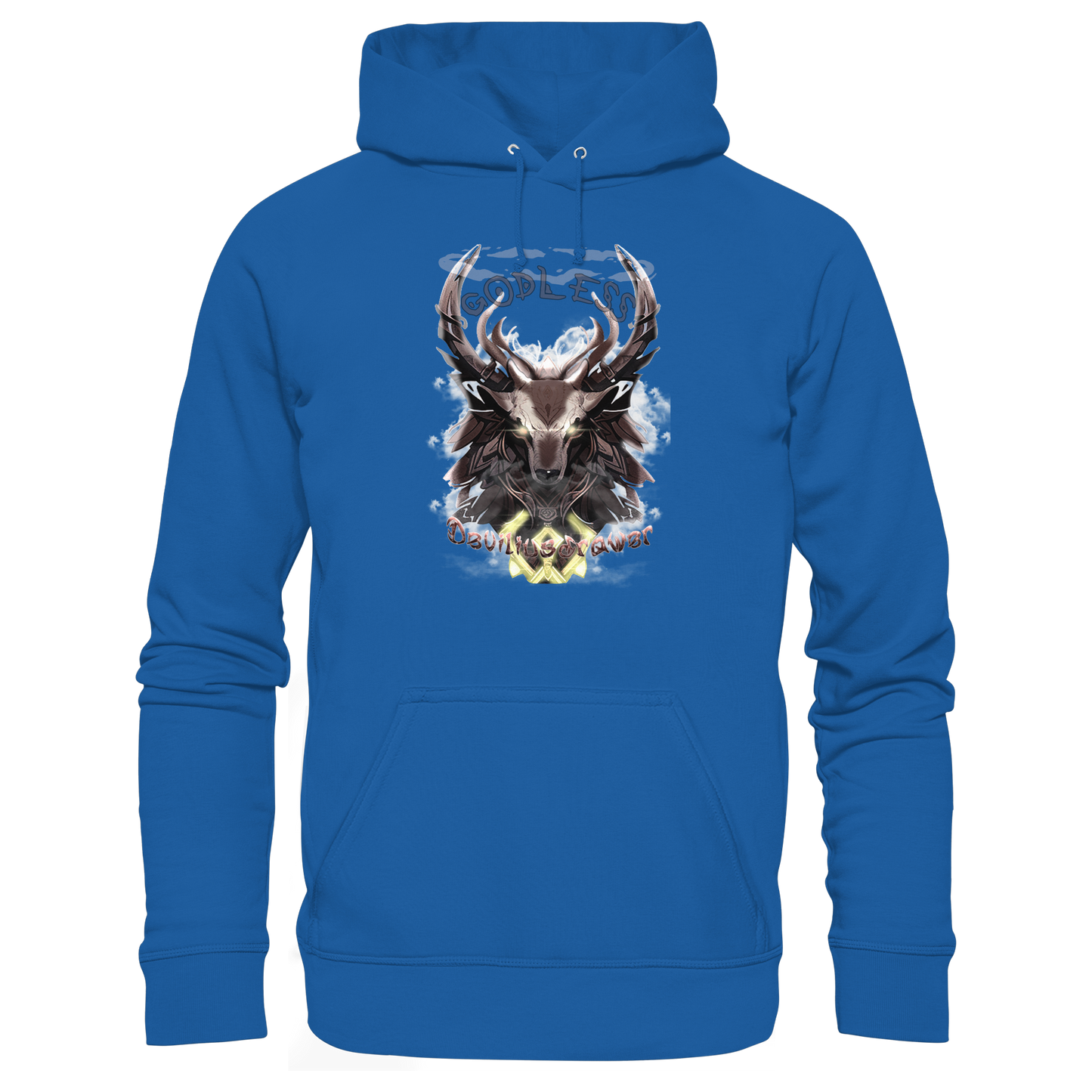 Deviliusdrawer Godless Deer - Organic Basic Hoodie