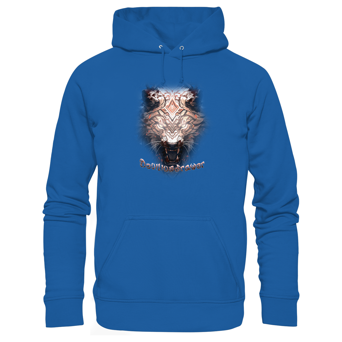 Deviliusdrawer Gold Metal Tiger - Organic Basic Hoodie