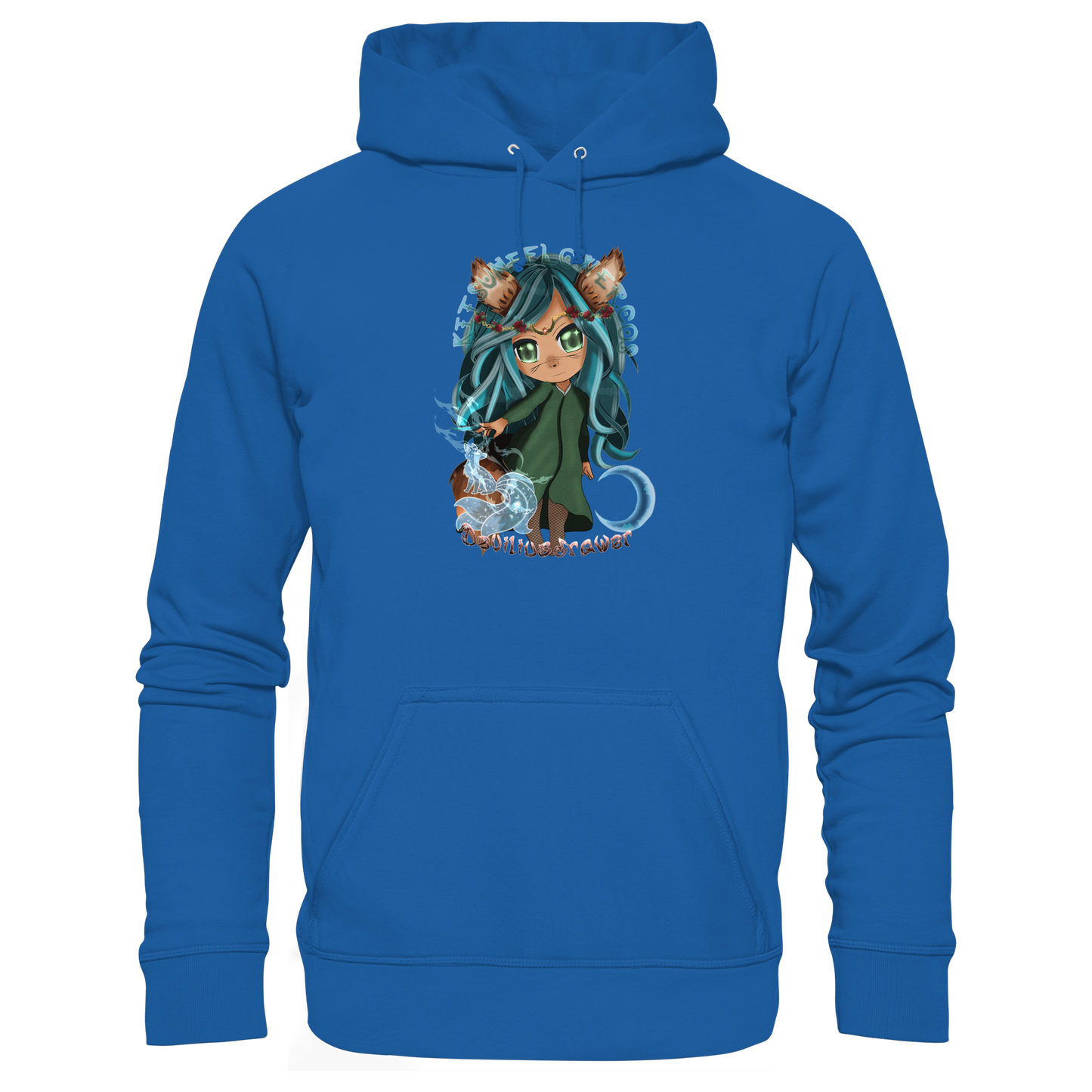 Deviliusdrawer Kitsuneflower - Organic Basic Hoodie