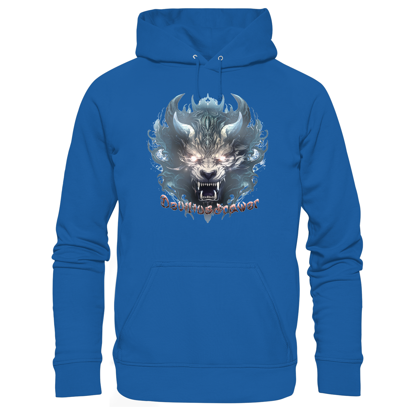 Deviliusdrawer Water Horn Tiger - Organic Basic Hoodie