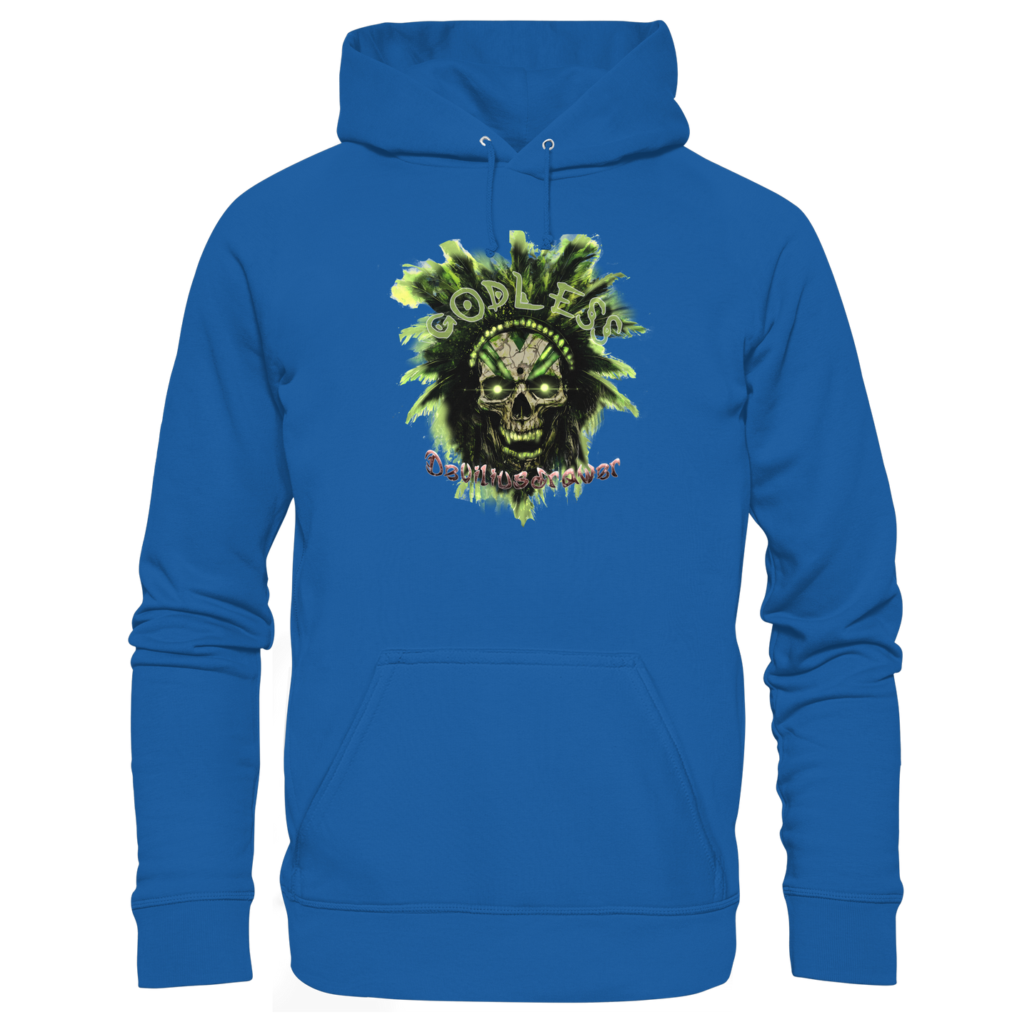Deviliusdrawer Godless Skull - Organic Basic Hoodie