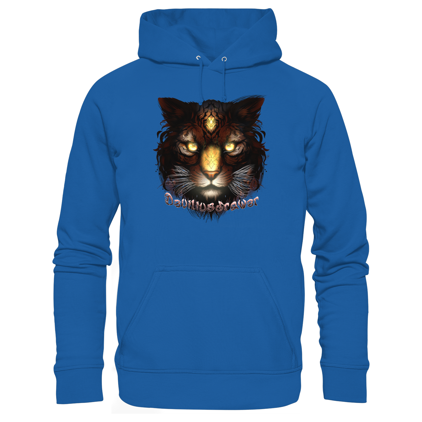Deviliusdrawer Gold Tigercat - Organic Basic Hoodie