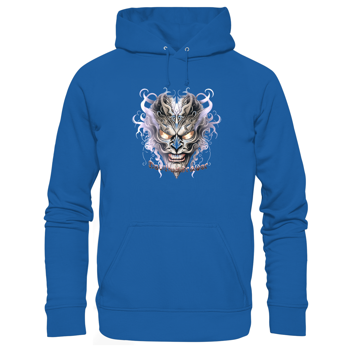 Deviliusdrawer Demon Mask Violet - Organic Basic Hoodie