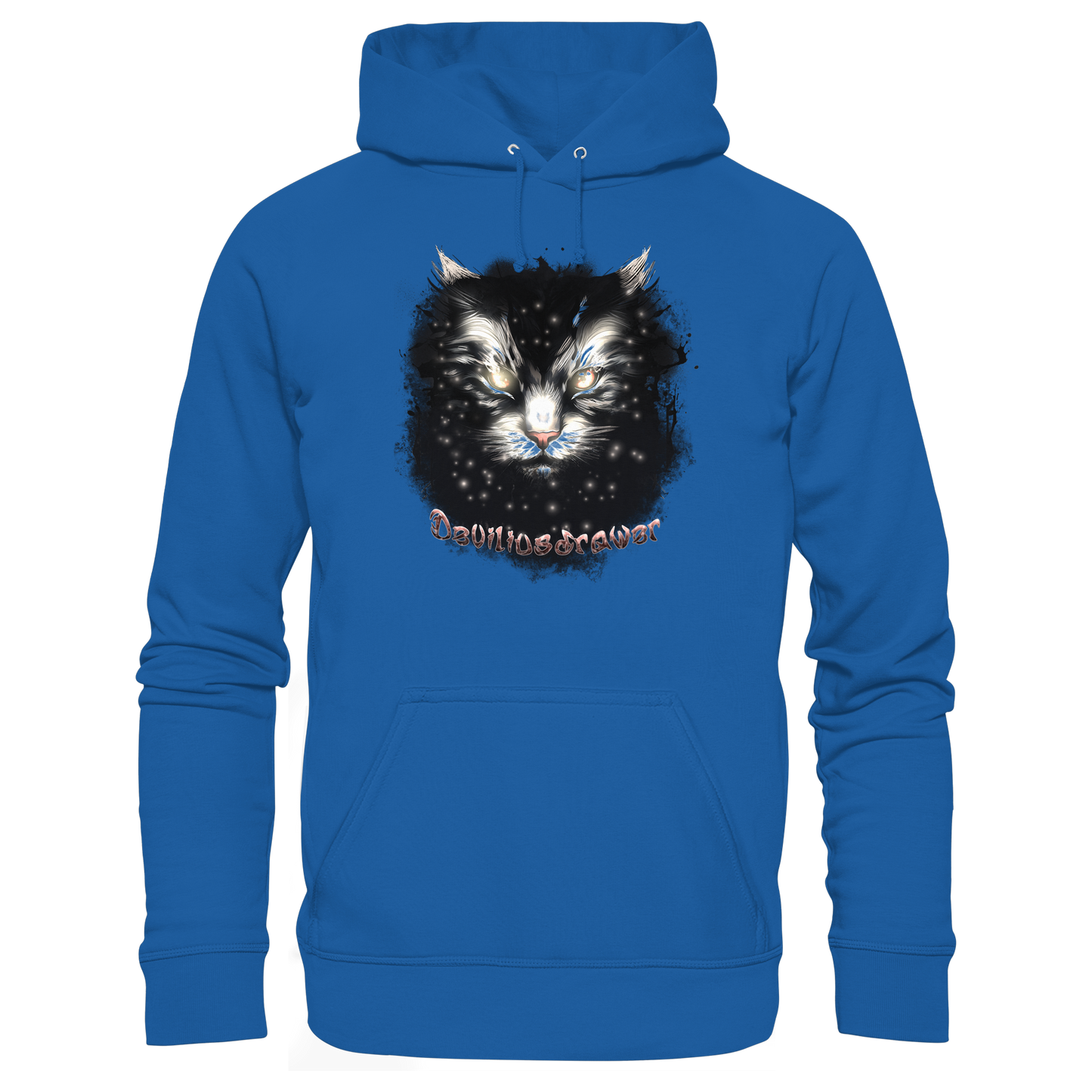 Deviliusdrawer Star Cat - Organic Basic Hoodie