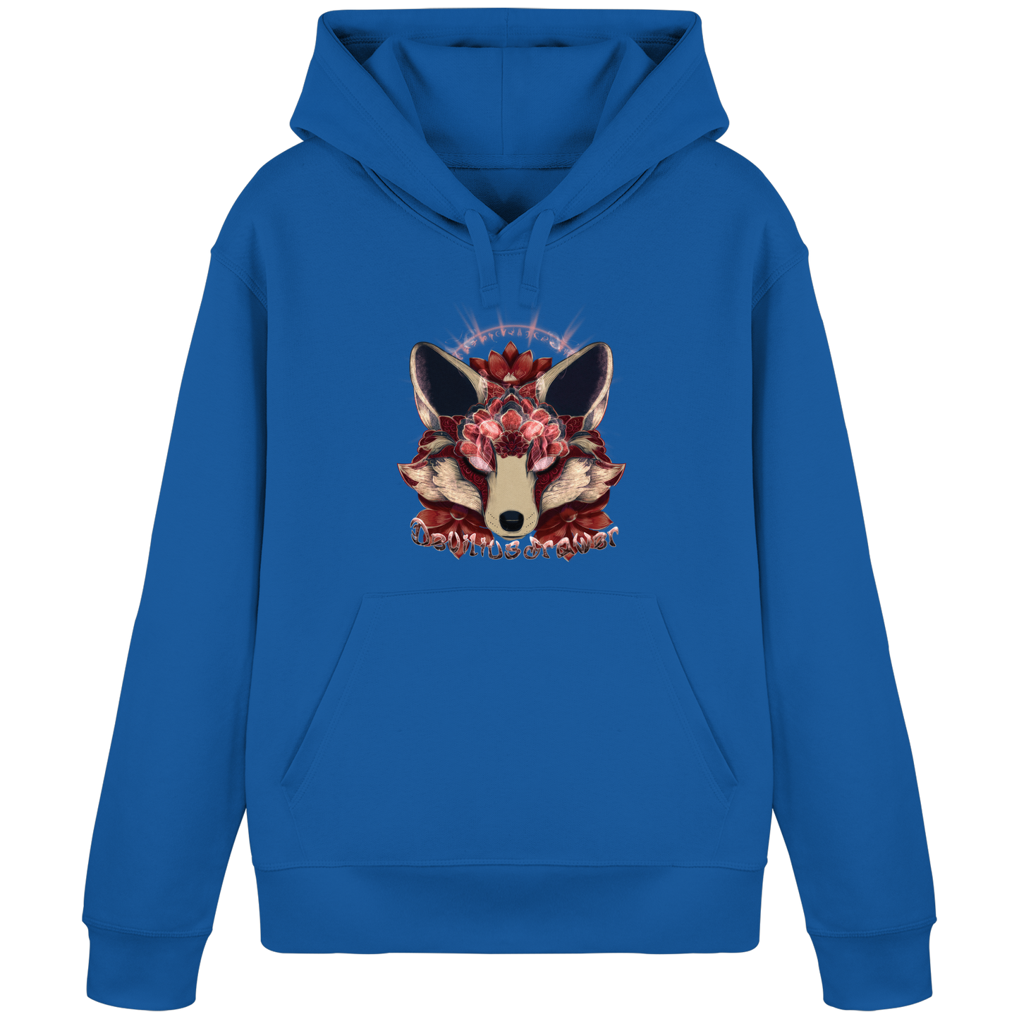 Deviliusdrawer Fire Kitsune - Organic Basic Hoodie