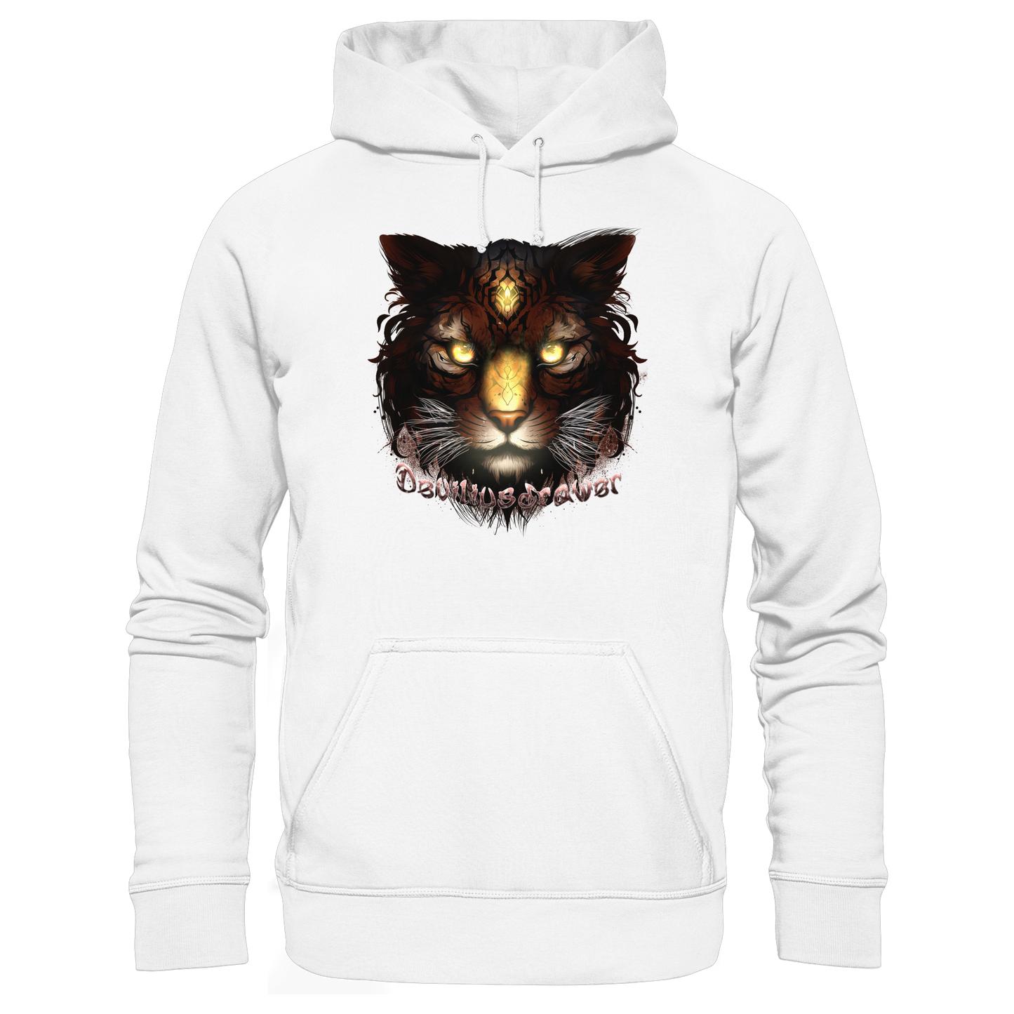 Deviliusdrawer Gold Tigercat - Organic Basic Hoodie