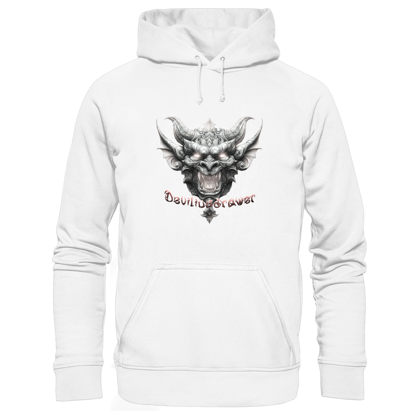 Deviliusdrawer Dark Gargoyl - Organic Basic Hoodie